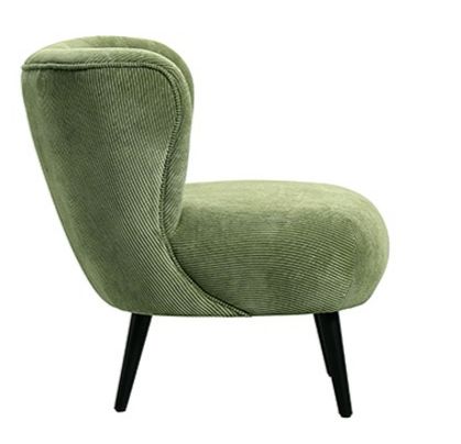 כורסא מעוצבת בד קורדרוי ירוק מנטה ליזה