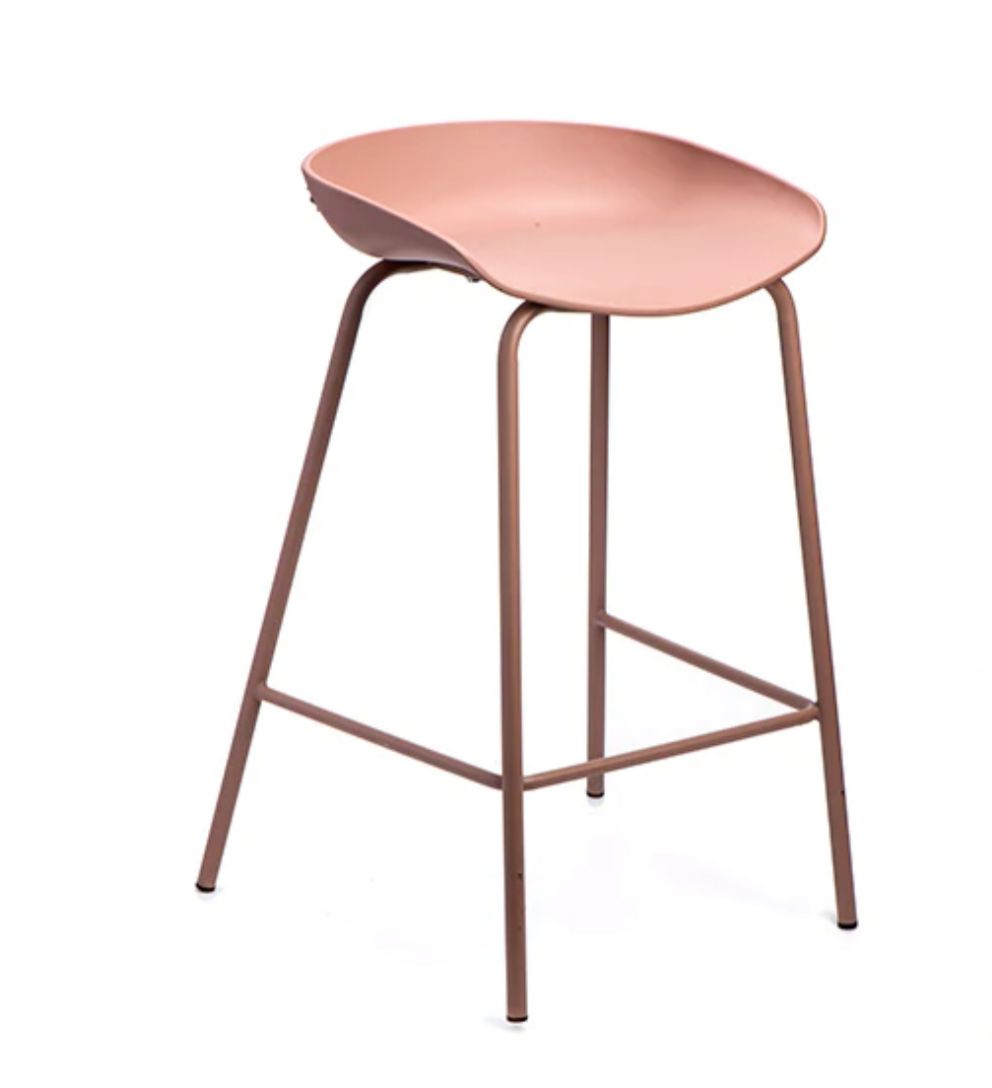 כיסא בר רינו ורוד כיסא בר רינו ורוד