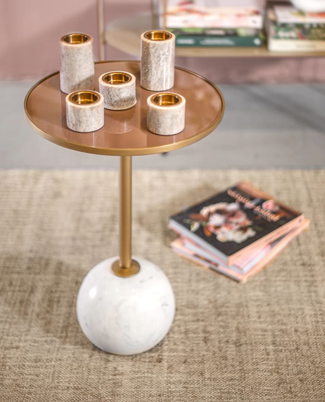 שולחן מרבל קוקו לבן