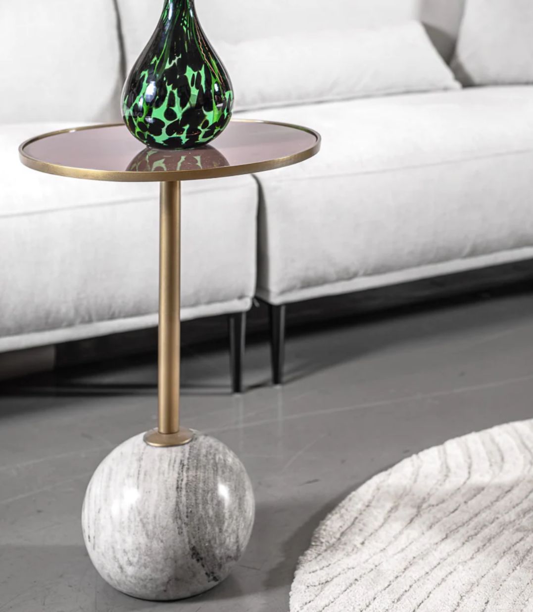 שולחן מרבל קוקו לבן