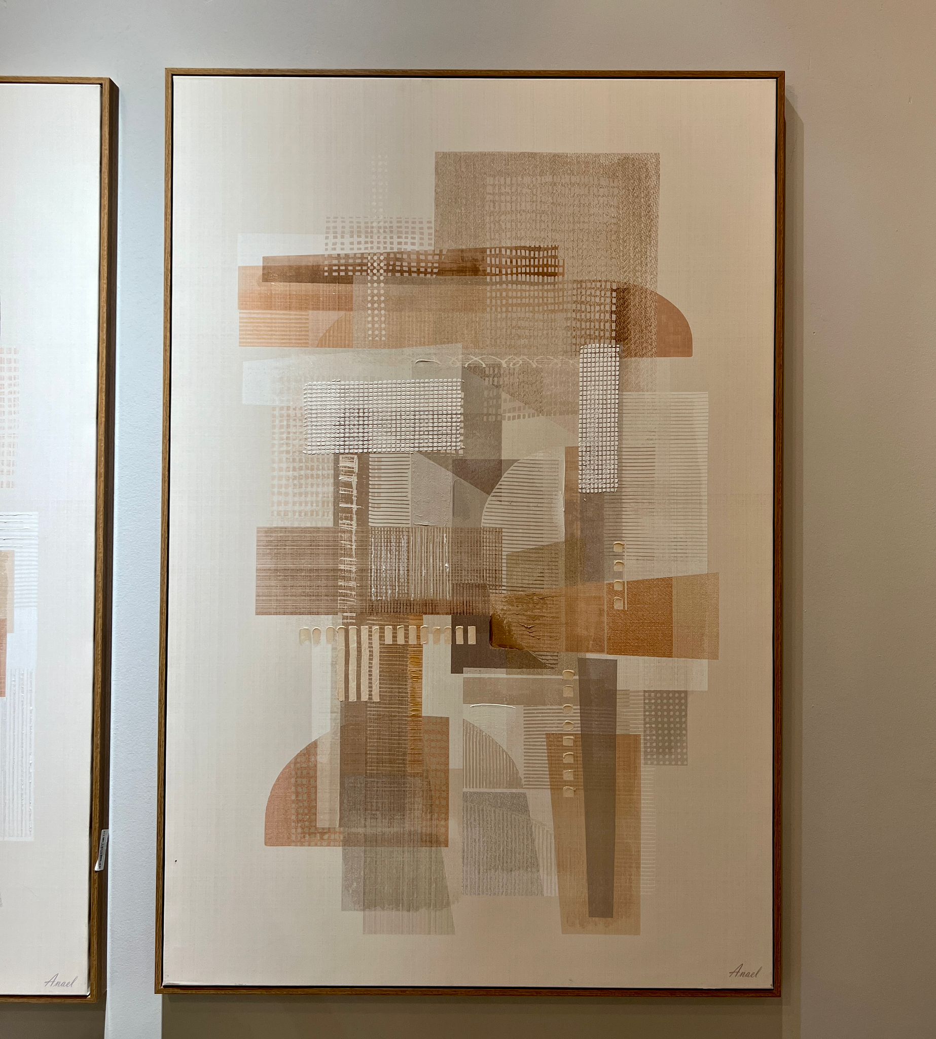 תמונה שמן אנאל בשילוב הדפסה אפרסק עם מסגרת תמונה שמן אנאל בשילוב הדפסה אפרסק עם מסגרת