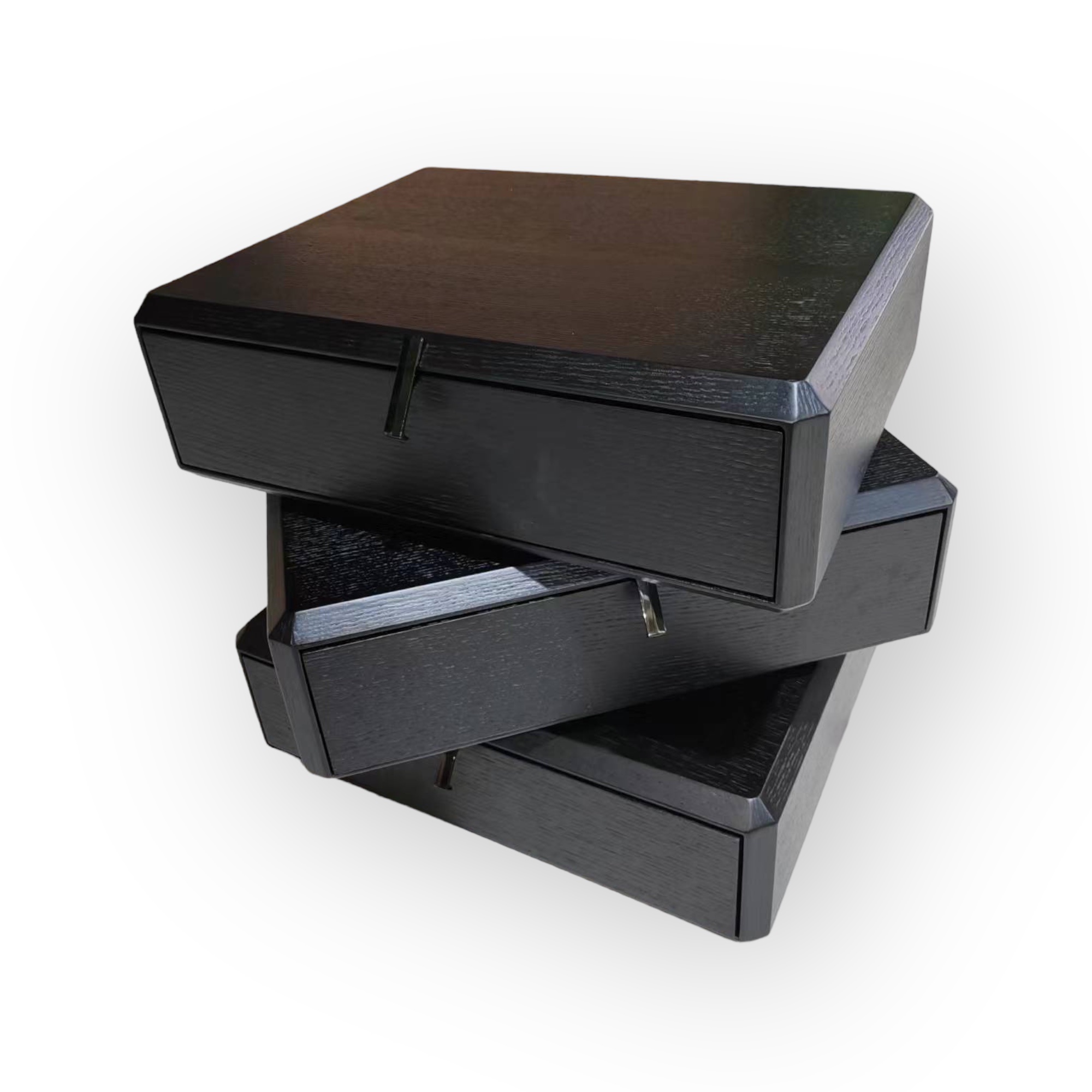 שידת צד 3 מגירות מסתובבת שחור דגם קימי שידת צד 3 מגירות מסתובבת שחור דגם קימי