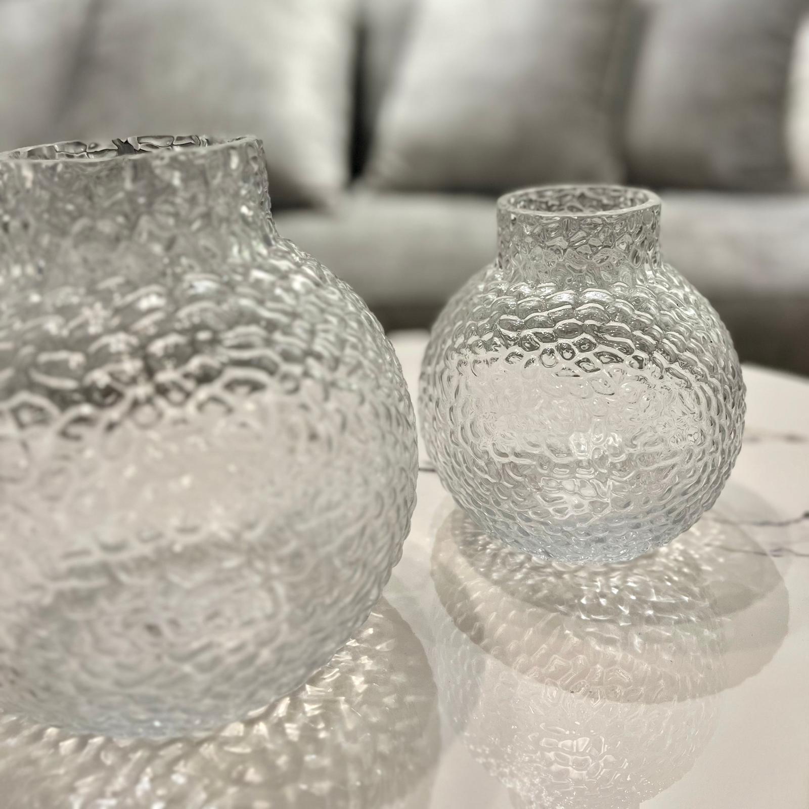 כד זכוכית עגול ריקועים פיה ישרה דגם איקו כד זכוכית עגול ריקועים פיה ישרה דגם איקו