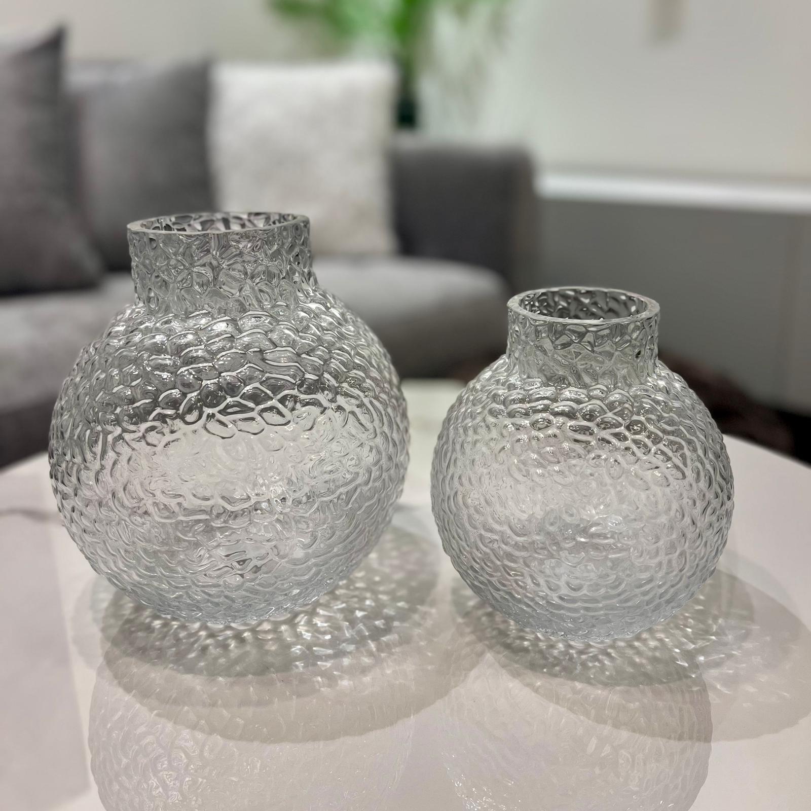 כד זכוכית עגול ריקועים פיה ישרה דגם איקו כד זכוכית עגול ריקועים פיה ישרה דגם איקו