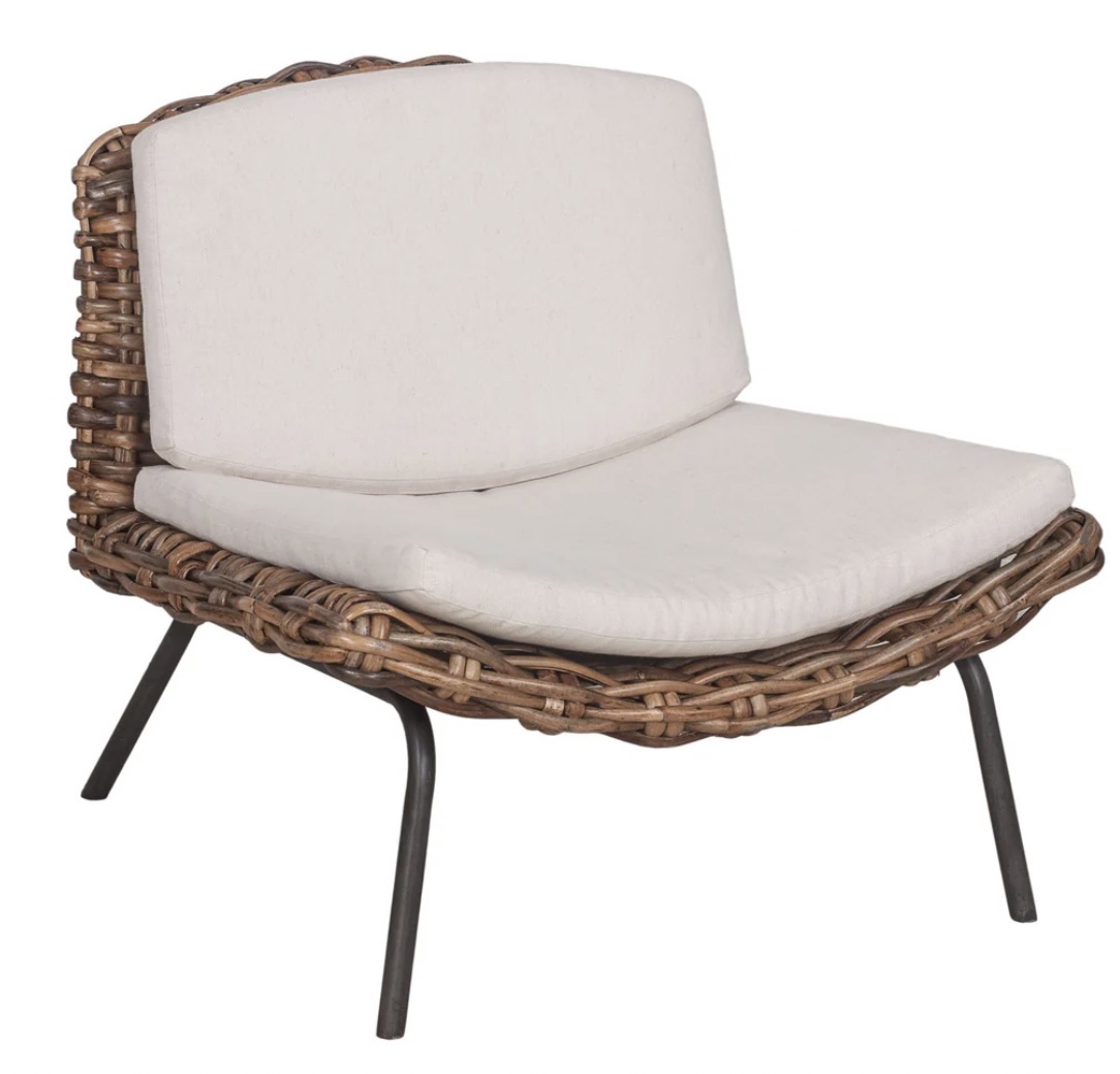 כורסא בוהו שיק בשילוב ראטן דגם ניו יורק כורסא בוהו שיק בשילוב ראטן דגם ניו יורק