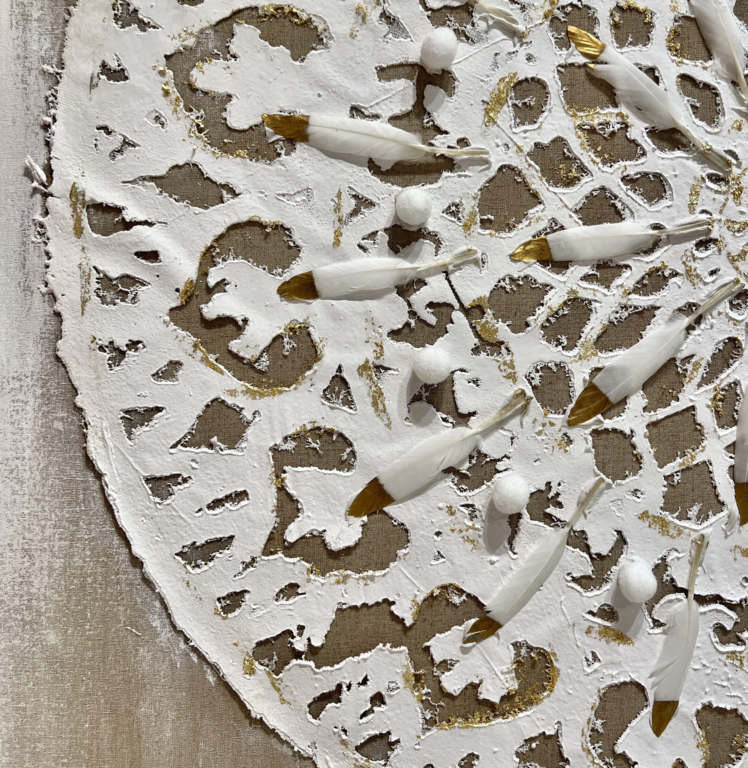 תמונת שמן נוצות בשילוב הדפסה אנאל עם מסגרת תמונת שמן נוצות בשילוב הדפסה אנאל עם מסגרת