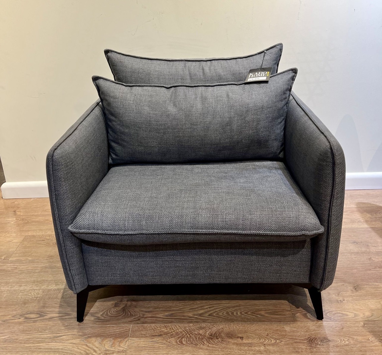 כורסא גדולה דגם אופק אפורה אחרונה מתצוגה!