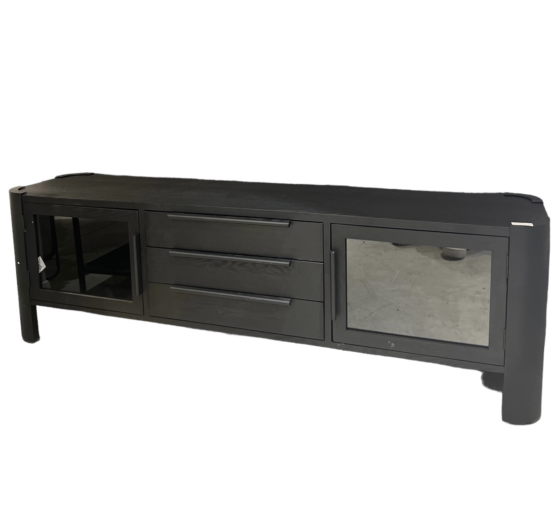 מזנון עץ שחור דגם וודרוני מזנון עץ שחור דגם וודרוני