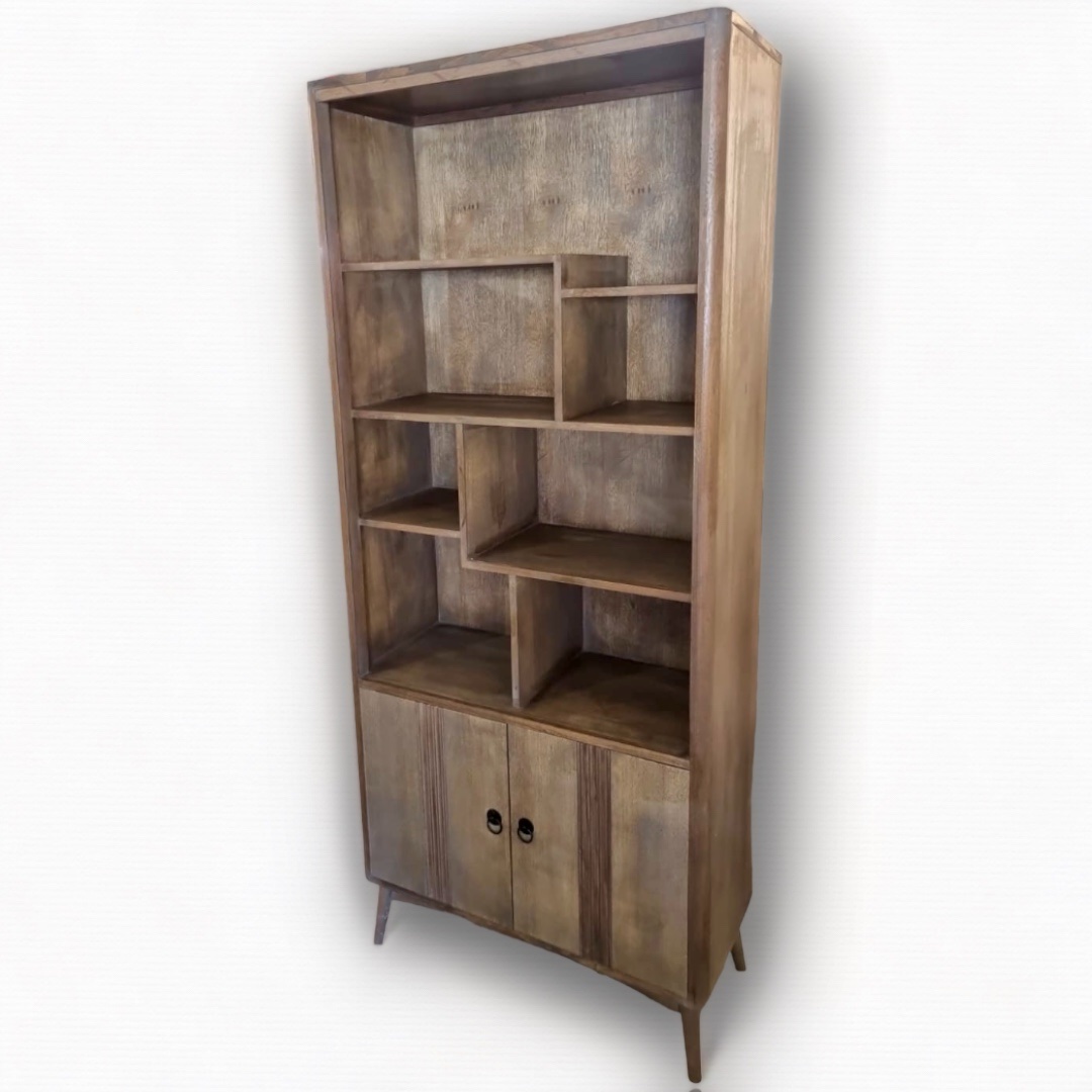 ספריה מעוצבת דגם סאלי עץ טיק - אחרונה מתצוגה! ספריה מעוצבת דגם סאלי עץ טיק - אחרונה מתצוגה!