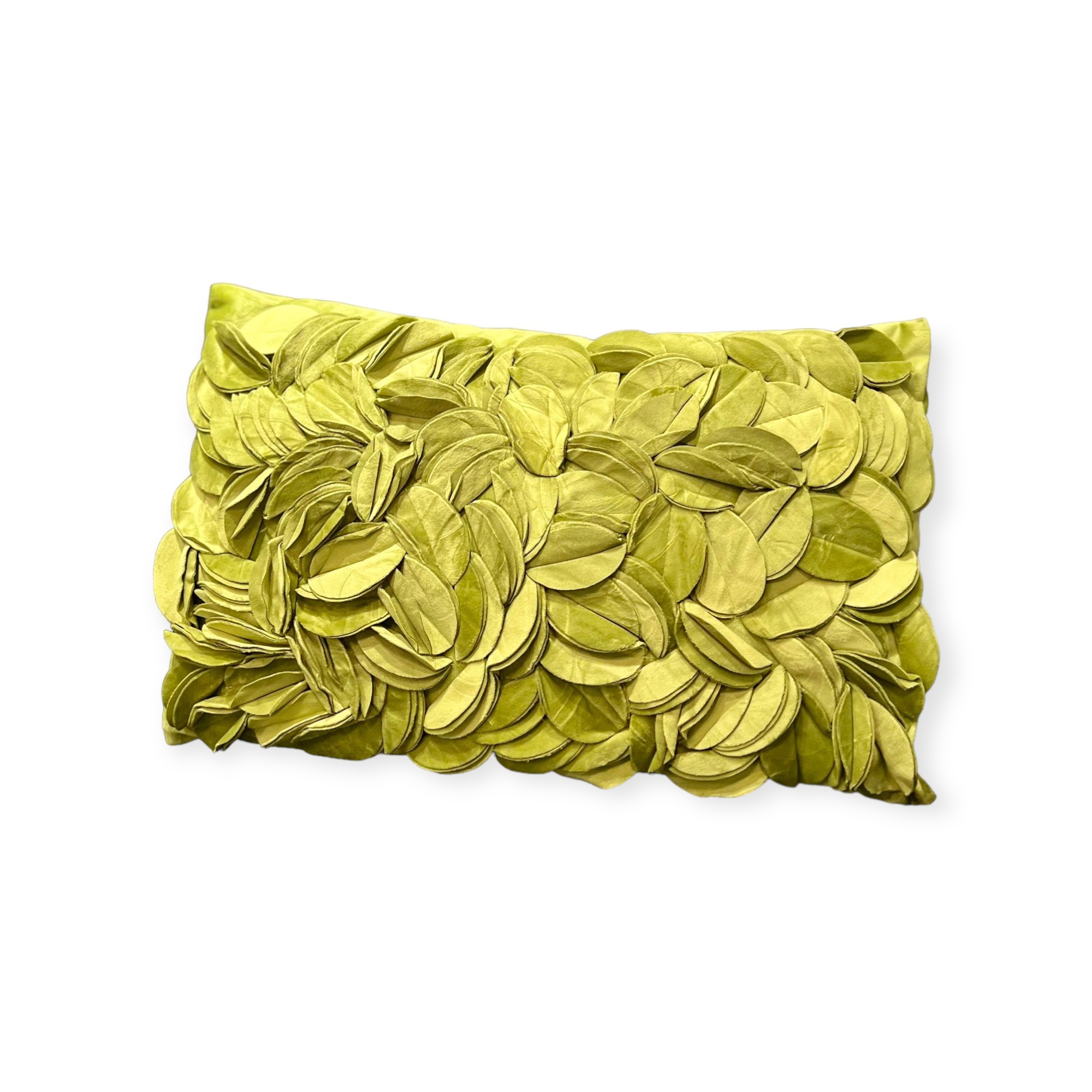 כרית מלבנית פרחים ירוק עמוק דגם איקו כרית מלבנית פרחים ירוק עמוק דגם איקו