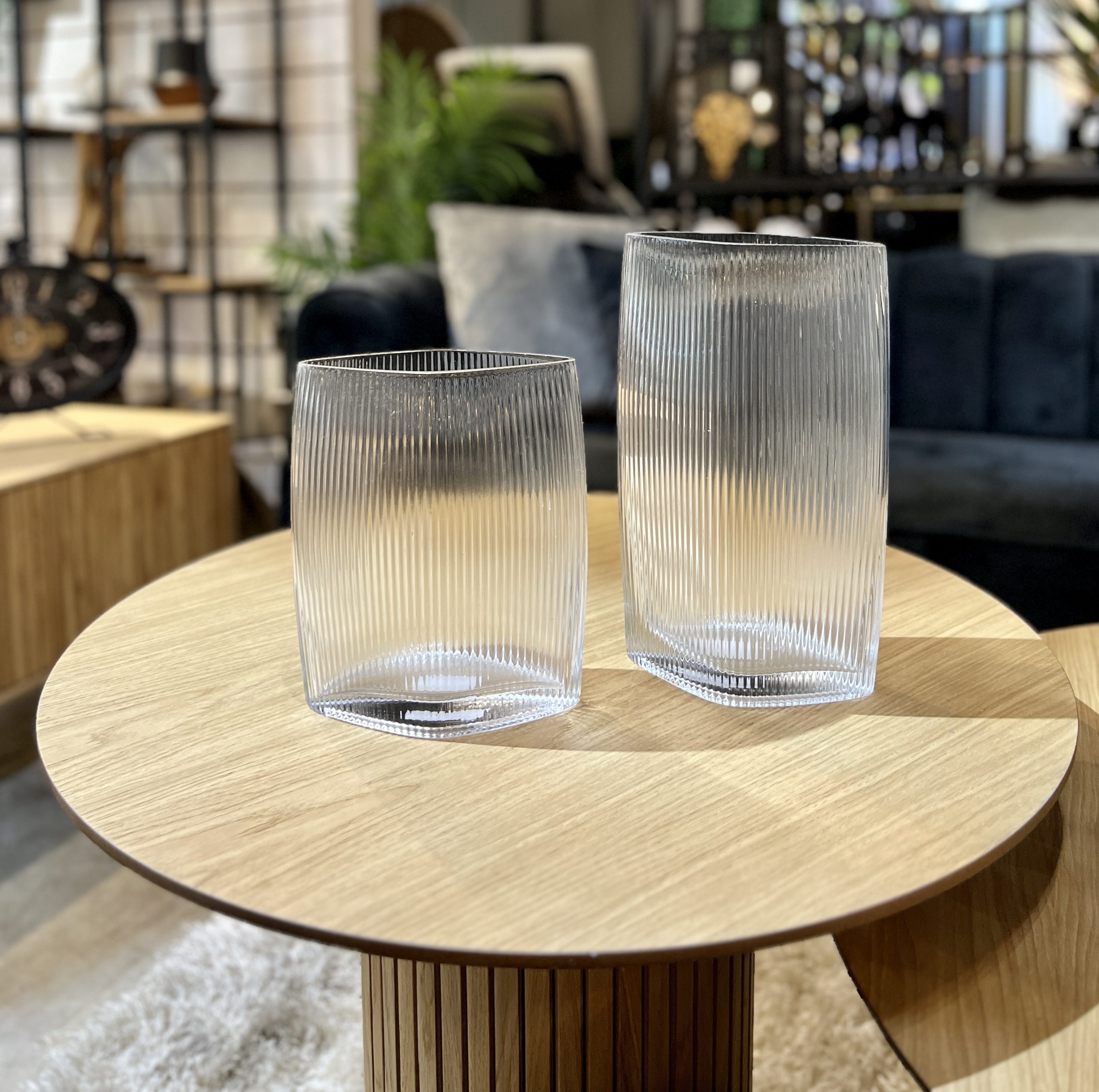 כד זכוכית פסים פתח ביצה דגם איקו כד זכוכית פסים פתח ביצה דגם איקו