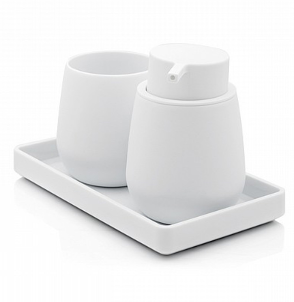 סט אמבטיה לבן דגם אליס סט אמבטיה לבן דגם אליס