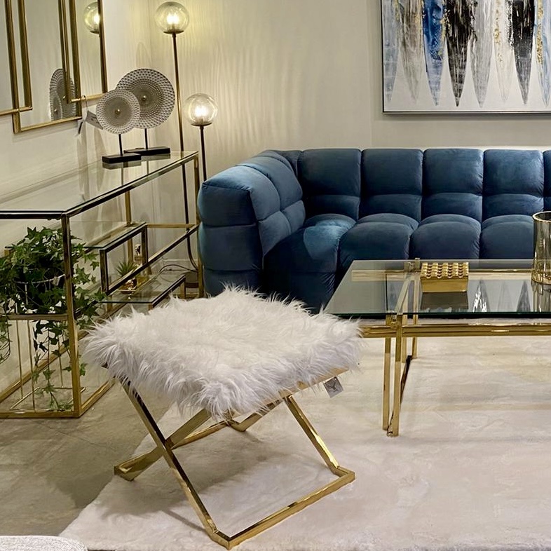 הדום דגם ויויאן זהב לבן שבור