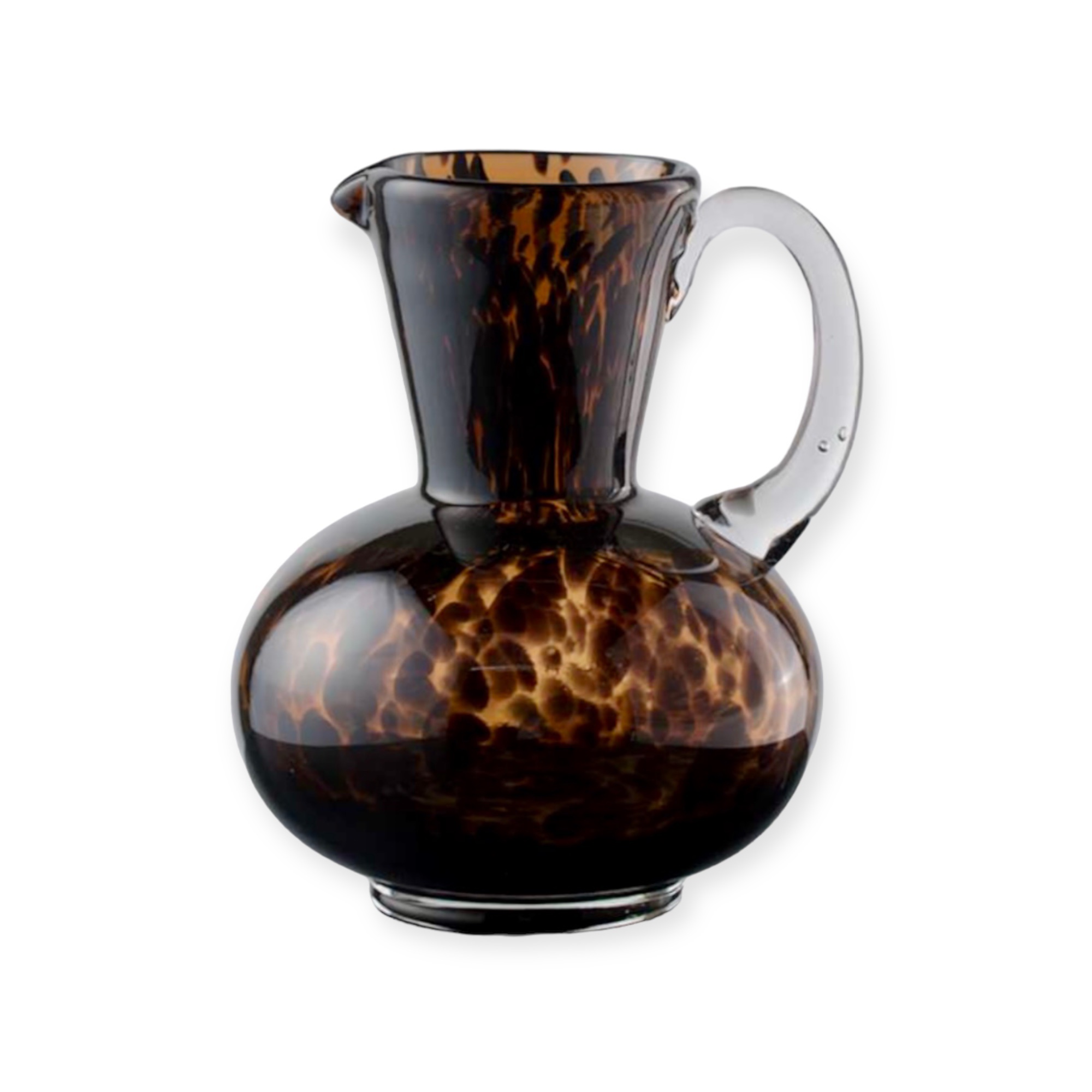 כד זכוכית לאופרד חום ידית שקופה דגם אליס כד זכוכית לאופרד חום ידית שקופה דגם אליס