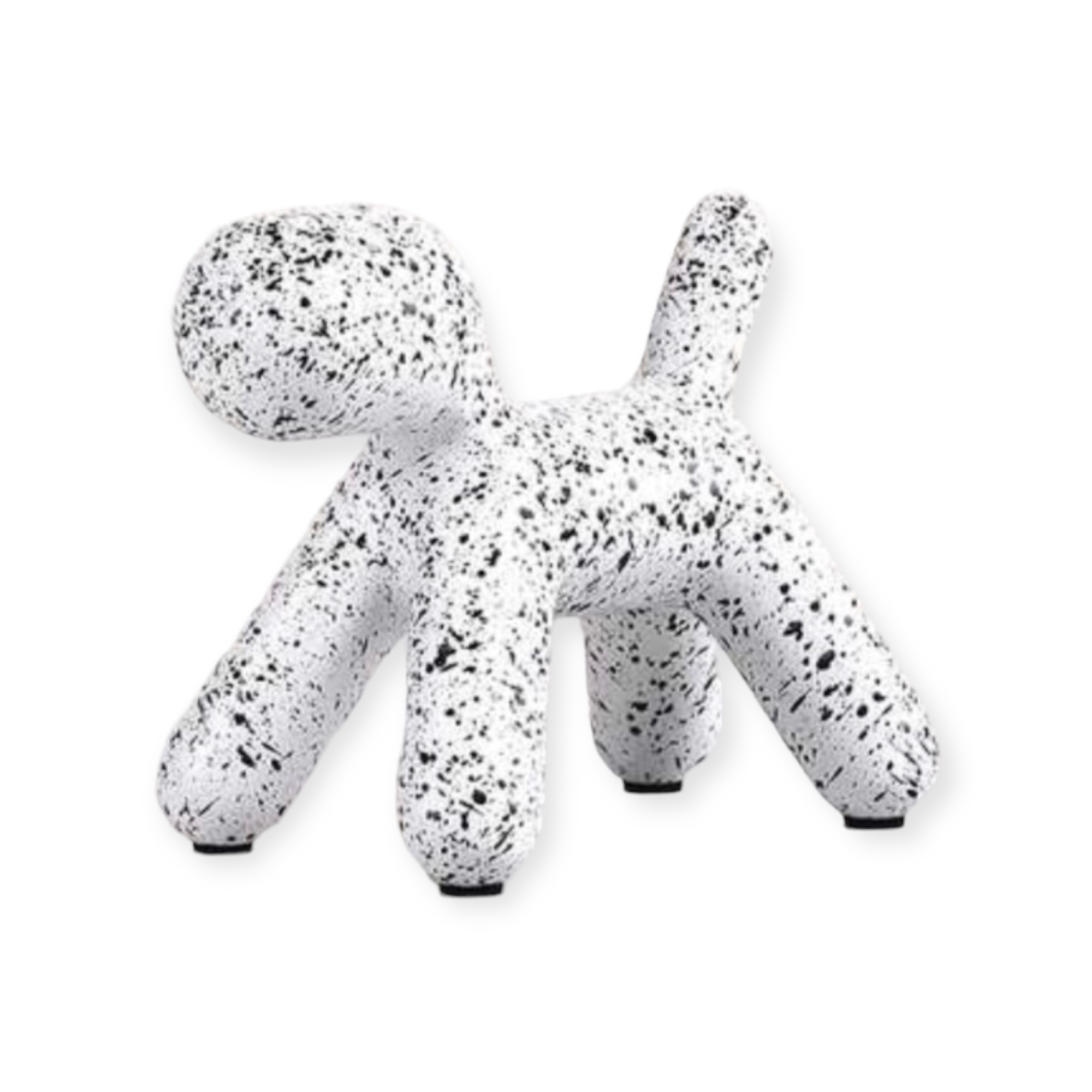 פסל כלב דניש לבן נקודות שחורות סגנון שיש דגם אליס פסל כלב דניש לבן נקודות שחורות סגנון שיש דגם אליס