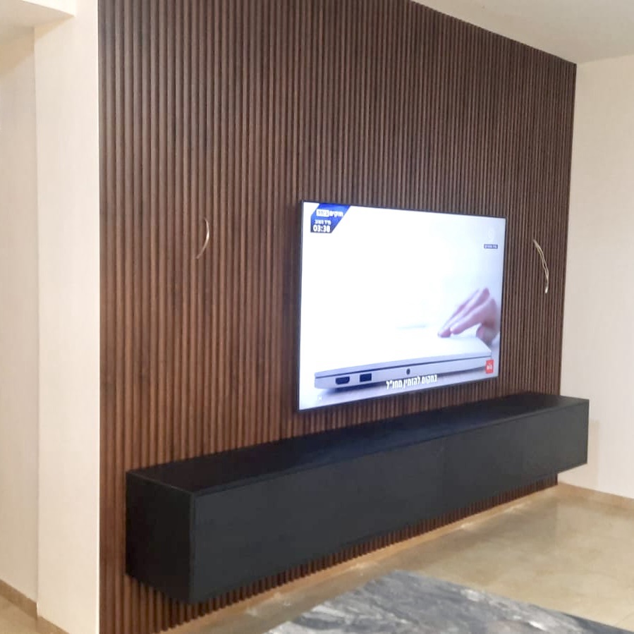 חיפוי קיר פסים פולימרי אגוז אמריקאי חיפוי קיר פסים פולימרי אגוז אמריקאי