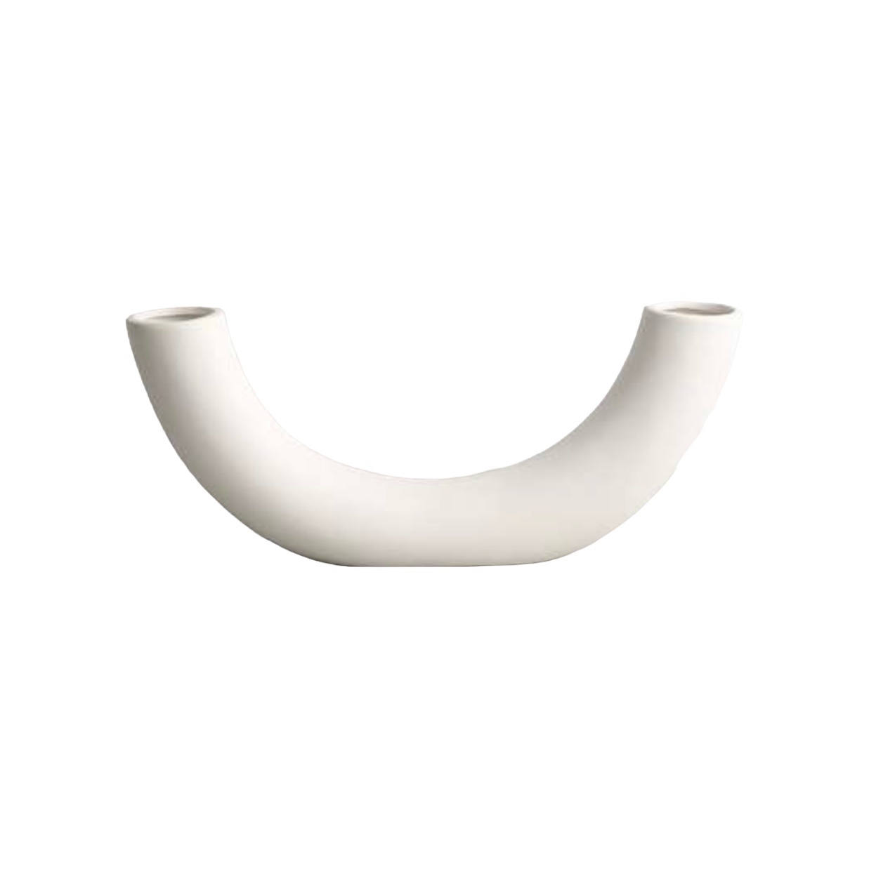 כד צינור 2 פיות מעוצב לבן דגם אליס כד צינור 2 פיות מעוצב לבן דגם אליס