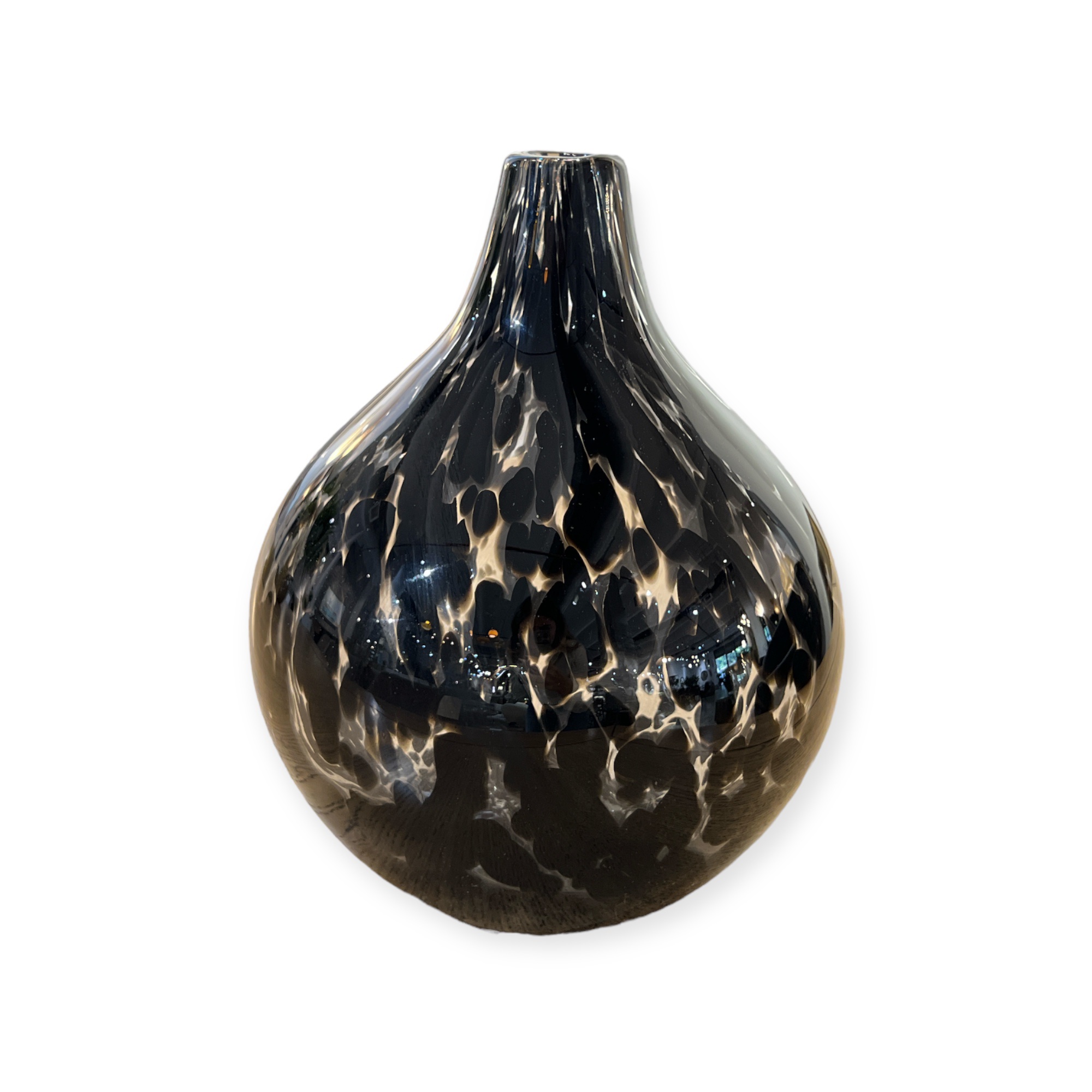 כד זכוכית לאופרד שחור פיה צרה כד זכוכית לאופרד שחור פיה צרה