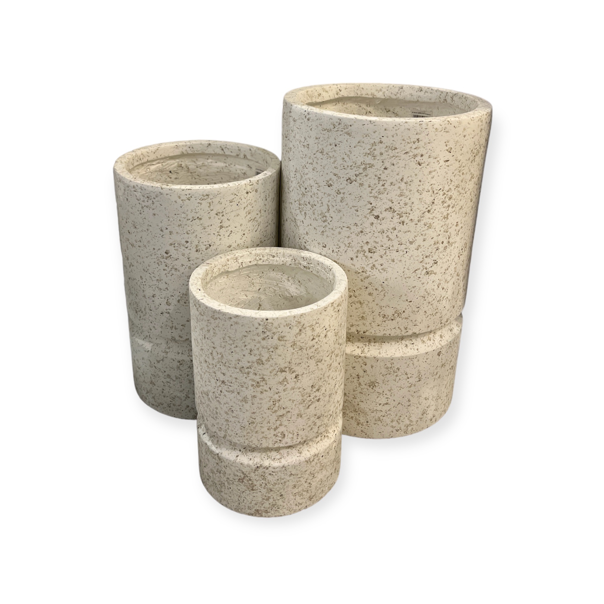 כד טרצו אפור נקודות דגם איקו