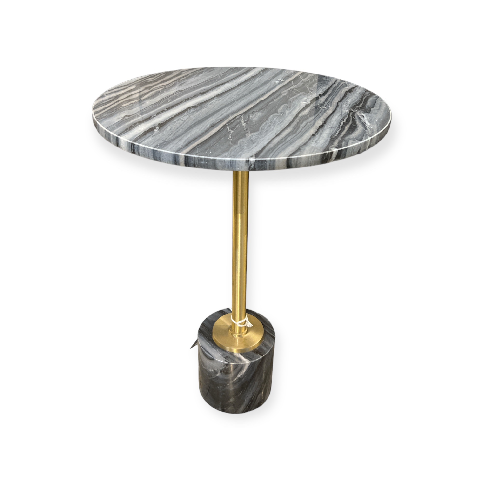 שולחן צד מרבל אפור זהב שולחן צד מרבל אפור זהב