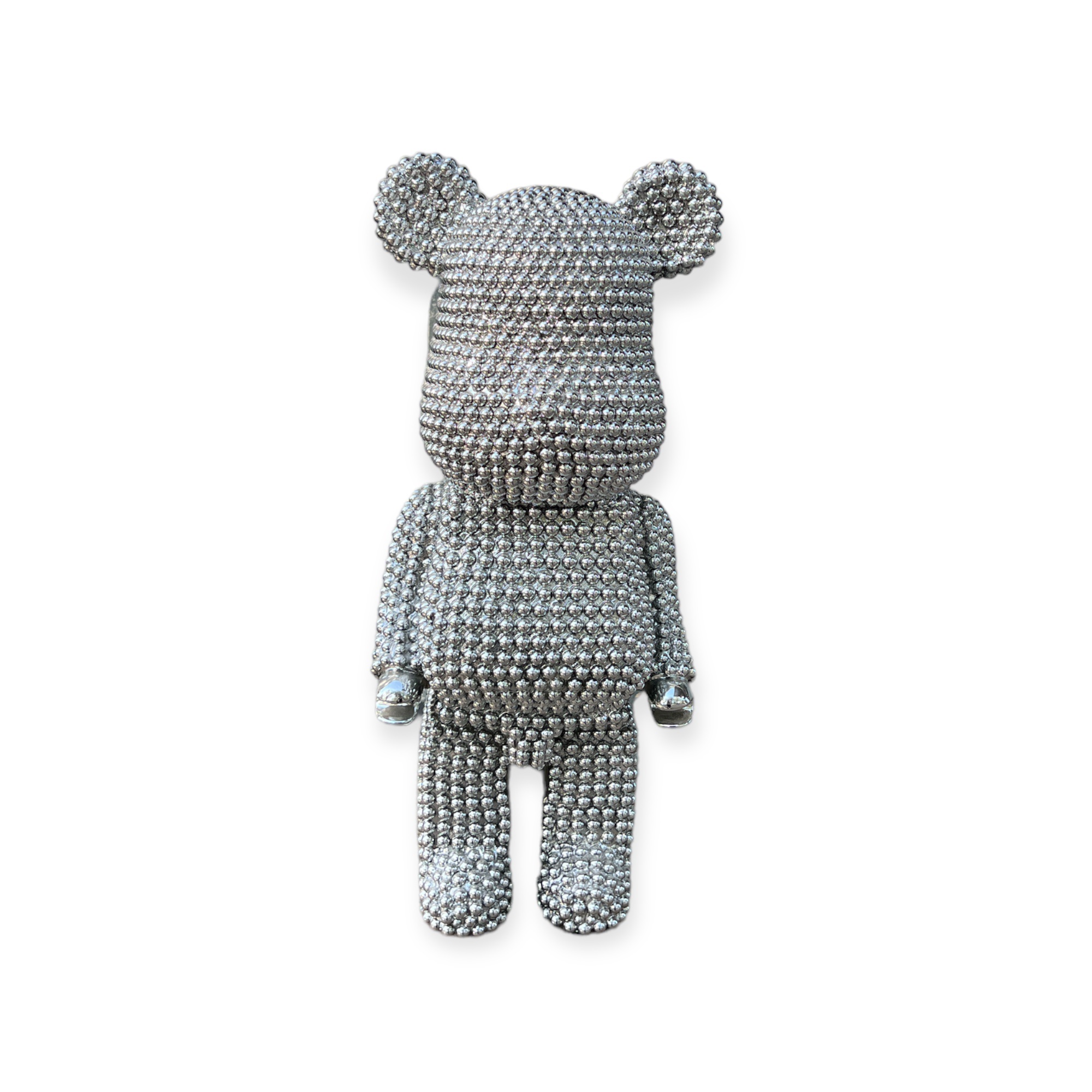 פסל דובי מעוצב פנינים כסף דגם איקו פסל דובי מעוצב פנינים כסף דגם איקו