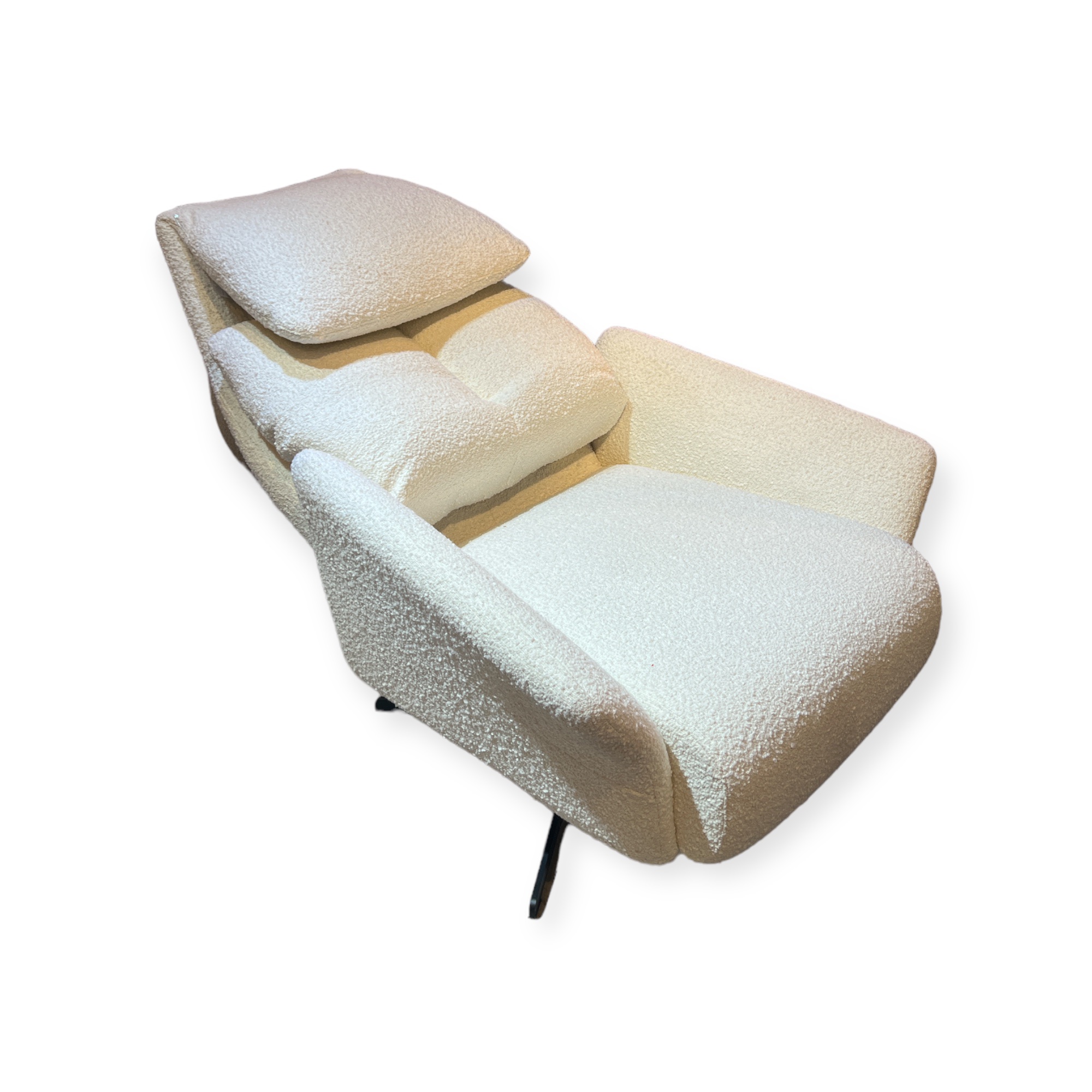 כורסא נפתחת רילקס דגם קימי בד בוקלה שמנת photo number 5