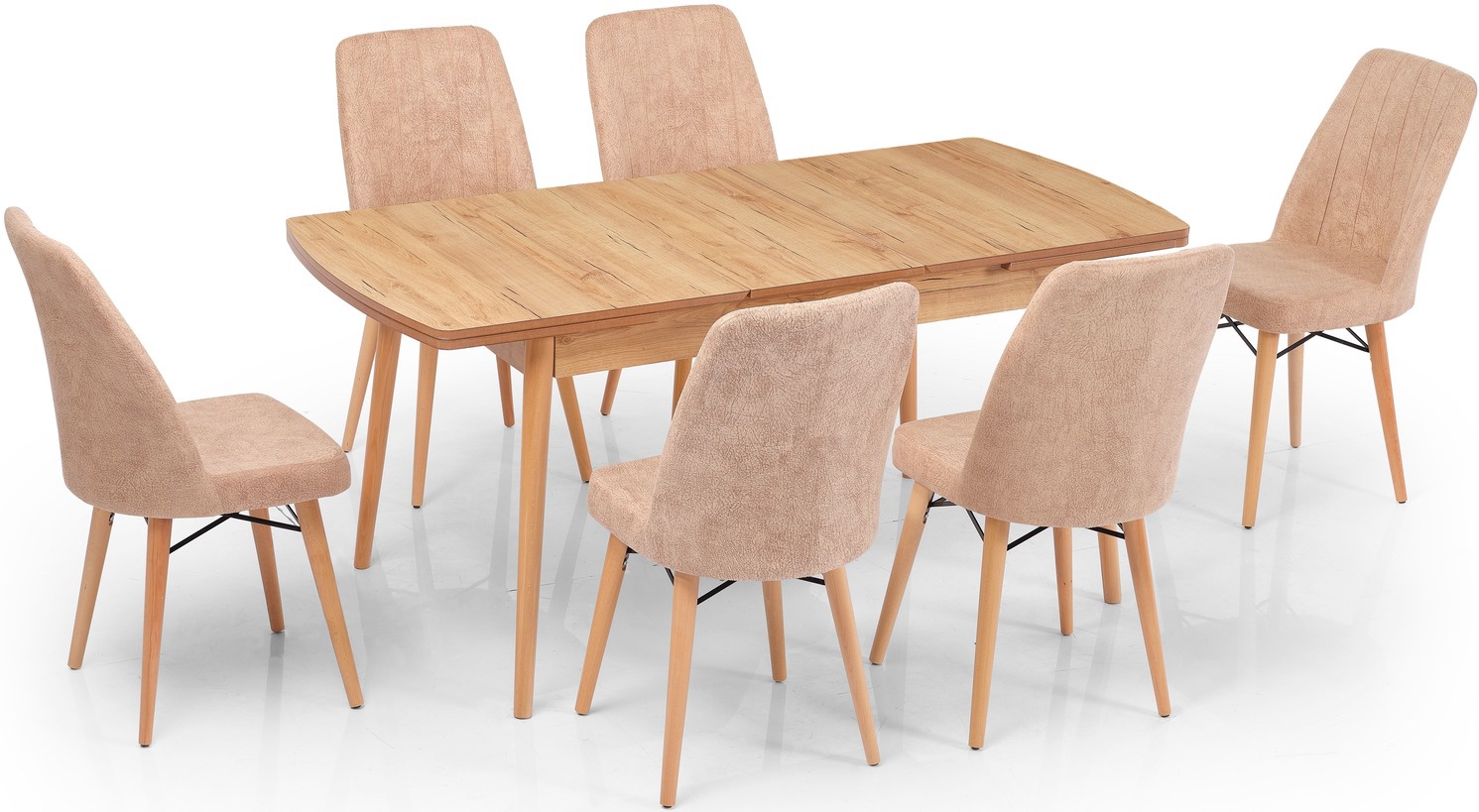 פינת אוכל דגם ויקטוריה + 4 כיסאות פינת אוכל דגם ויקטוריה + 4 כיסאות