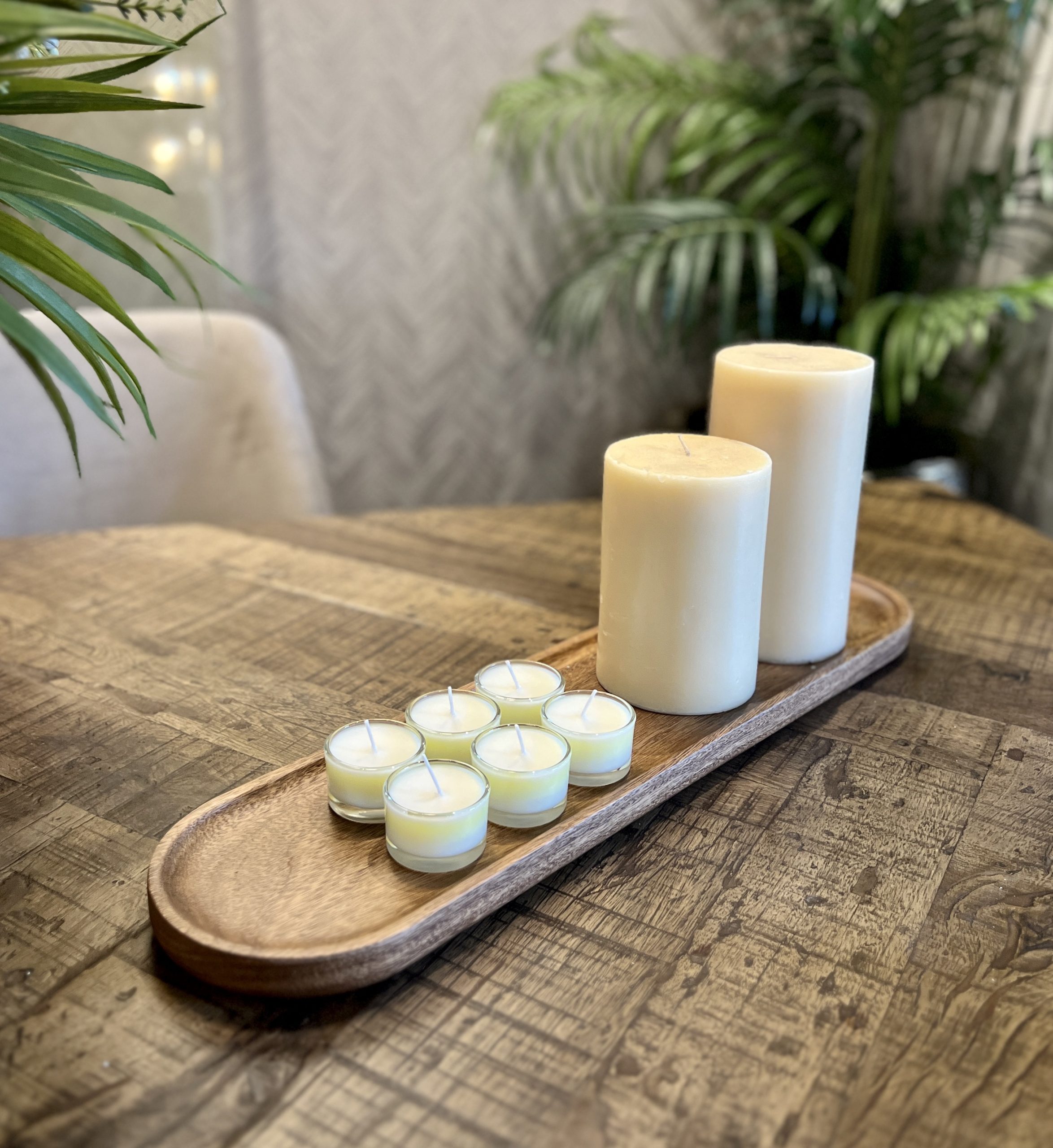 מגש עץ אובאלי דגם איקו