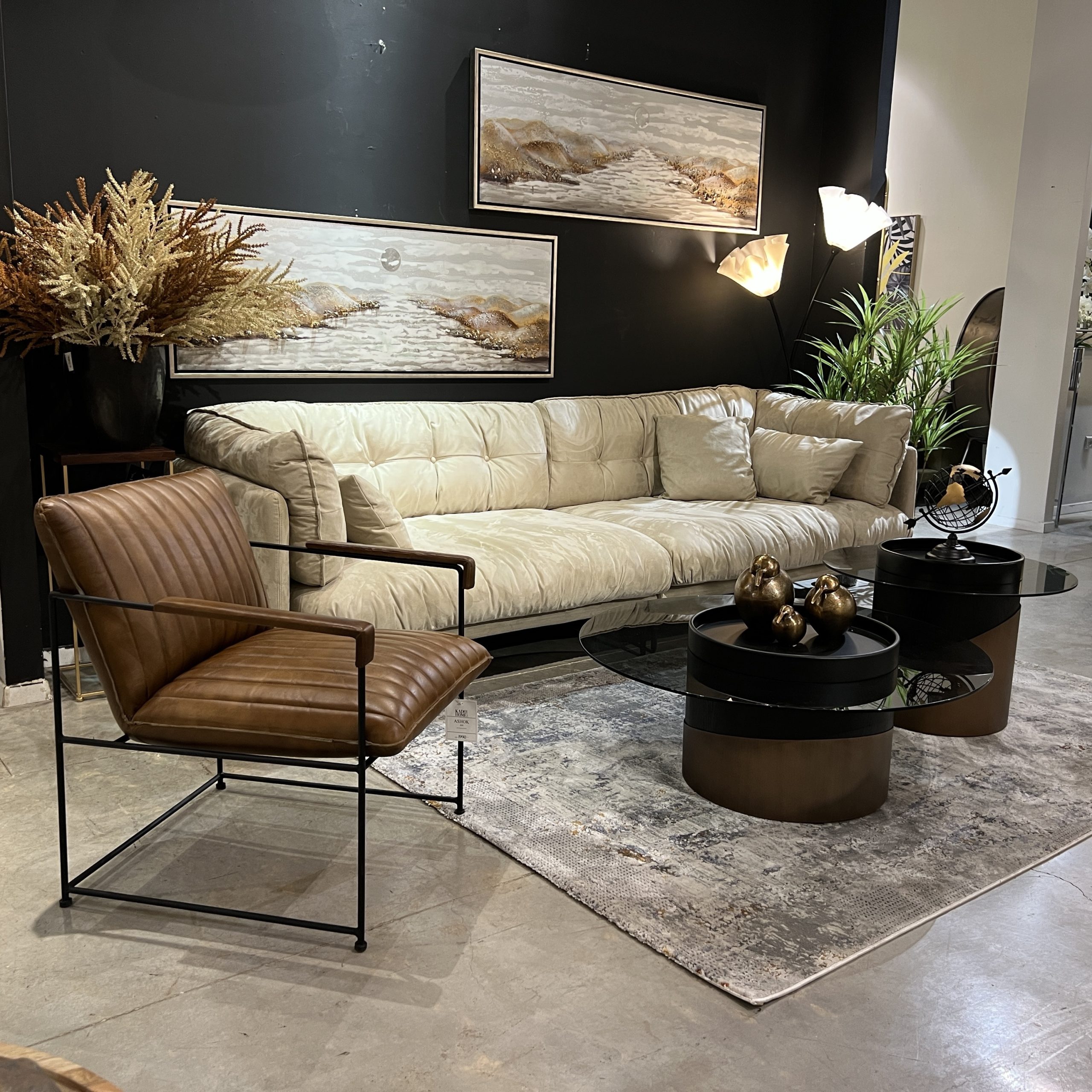 ספה דגם אופרה קימי גוון בהיר מבצע מתצוגה!