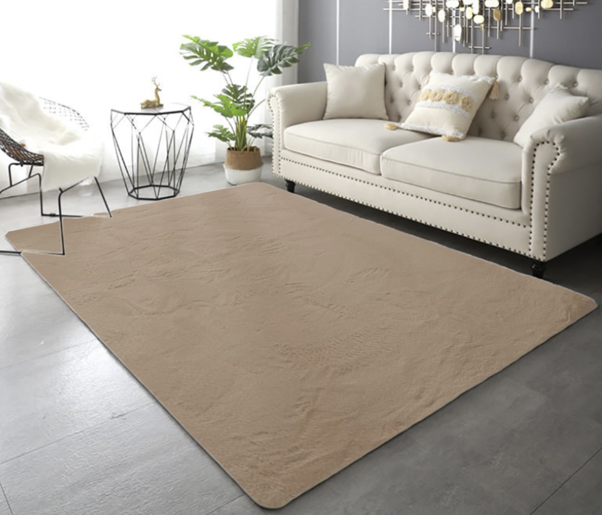 שטיח פרווה מוקה דגם אסף שטיח פרווה מוקה דגם אסף