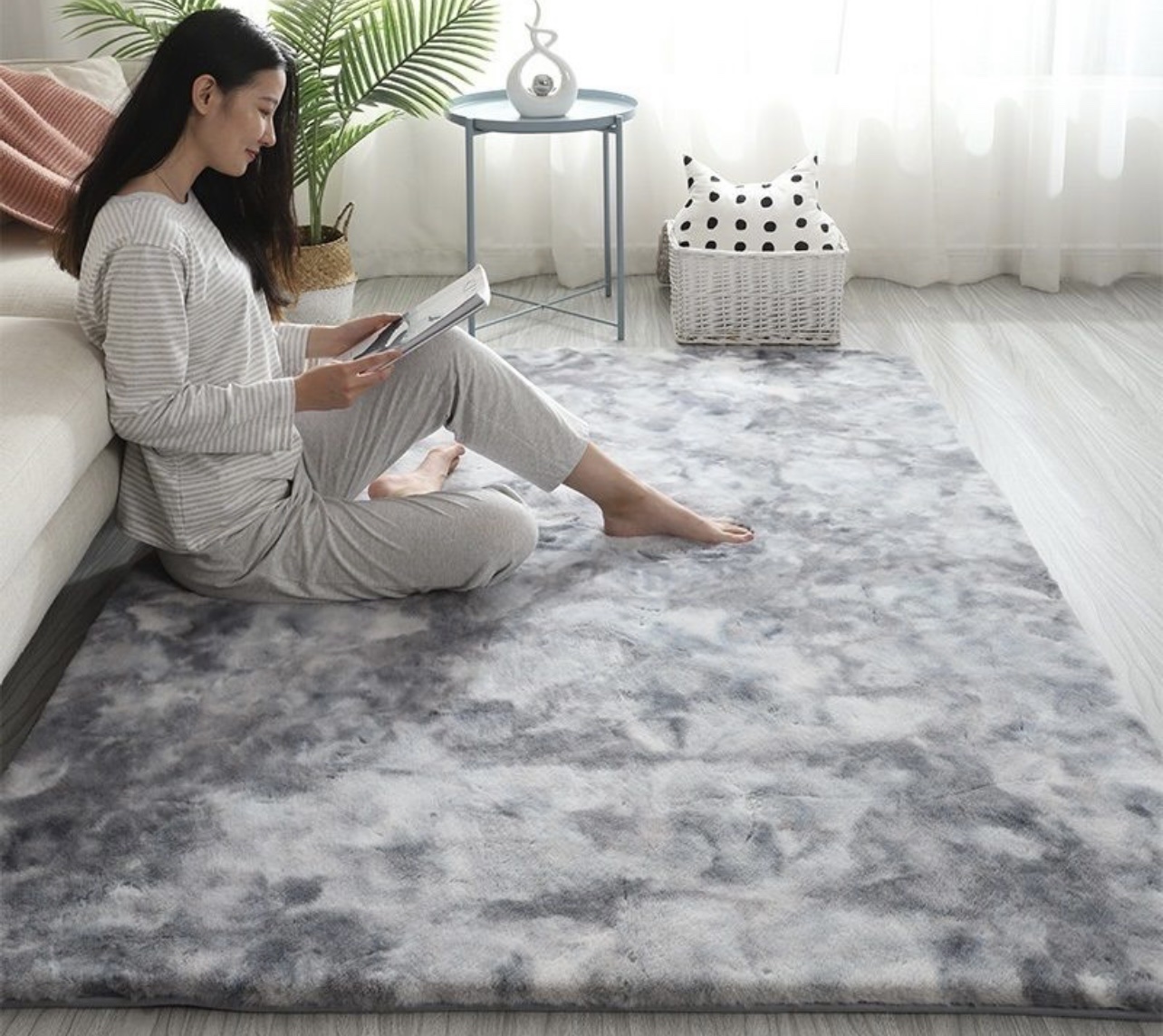 שטיח מולטי אפור דגם אסיף שטיח מולטי אפור דגם אסיף