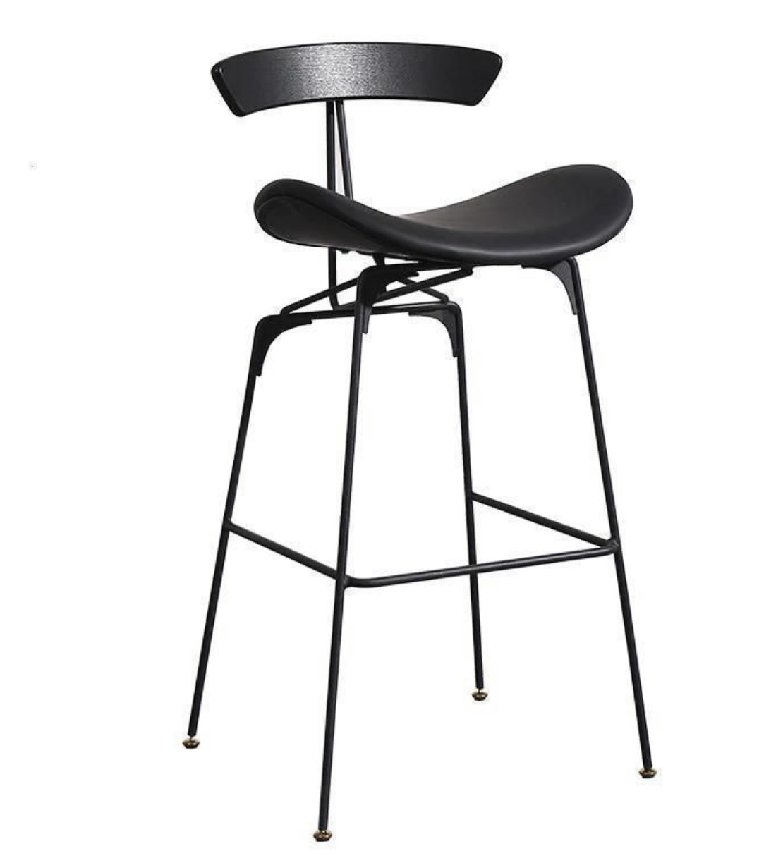 כיסא בר דגם ספיידר שחור כיסא בר דגם ספיידר שחור