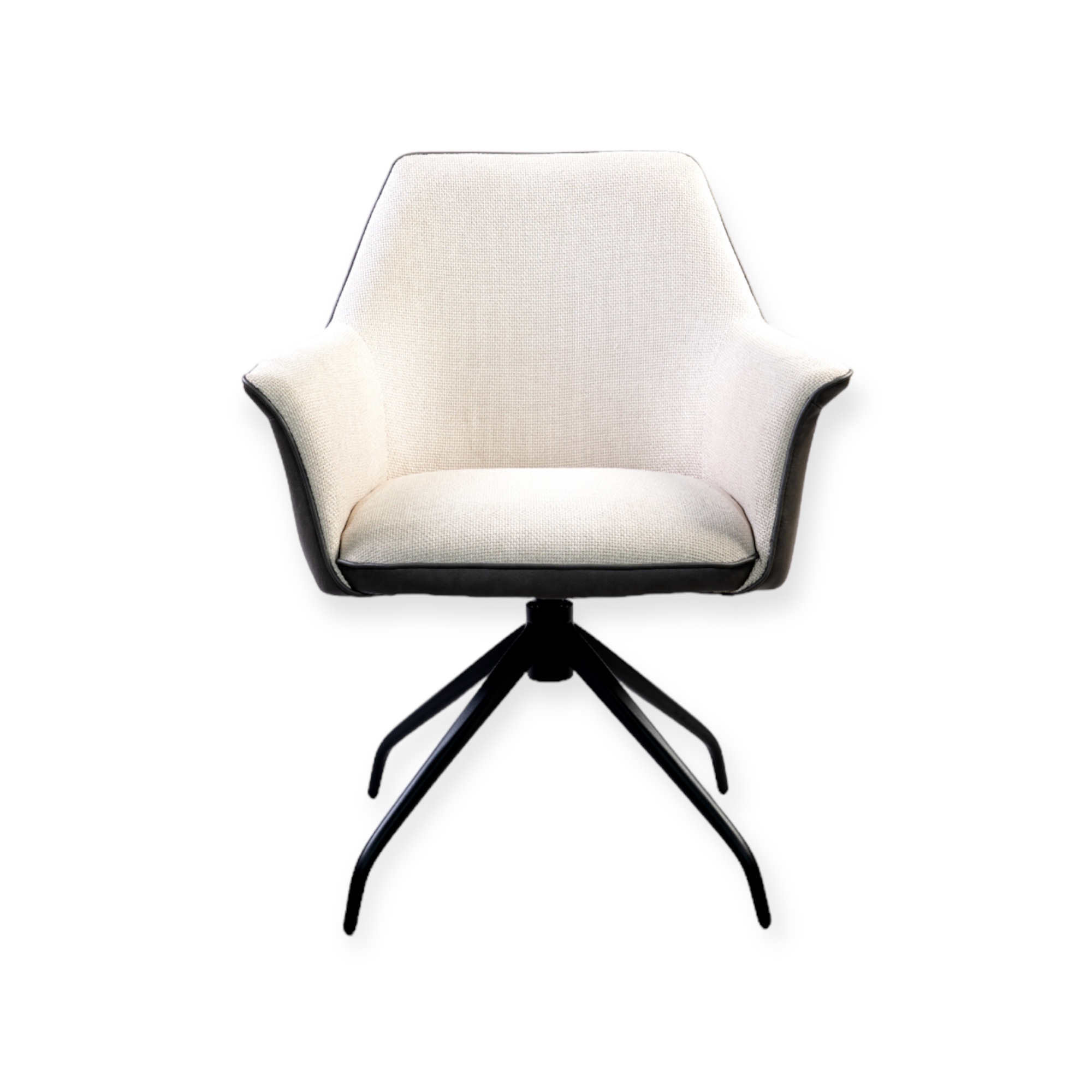 כיסא דגם VD6387 לבן שמנת יבוא