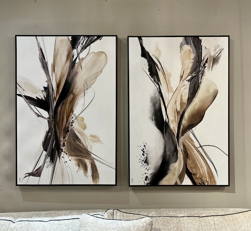 תמונה צבעים חומים עבודת יד שמן אנאל מסגרת שחורה תמונה צבעים חומים עבודת יד שמן אנאל מסגרת שחורה