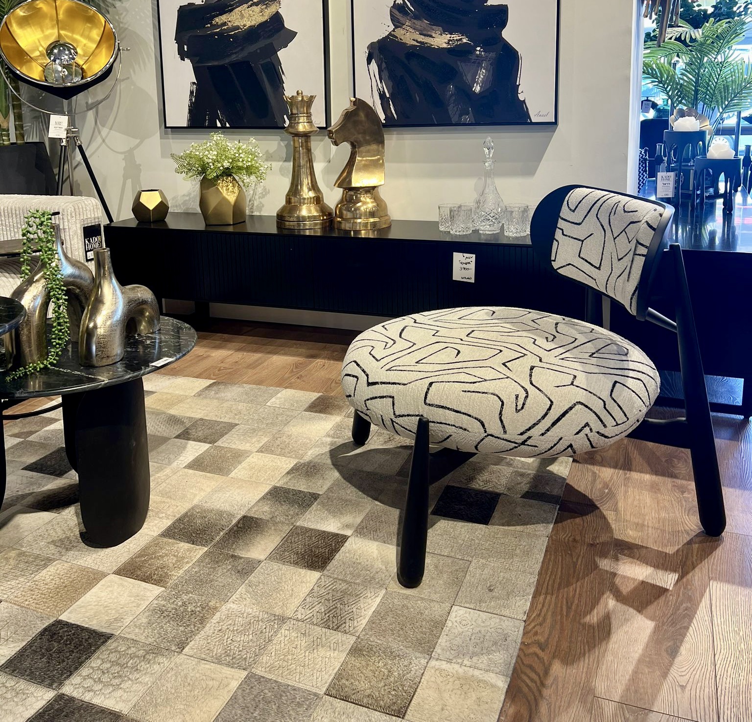 כורסא מעוצבת דגם סטון