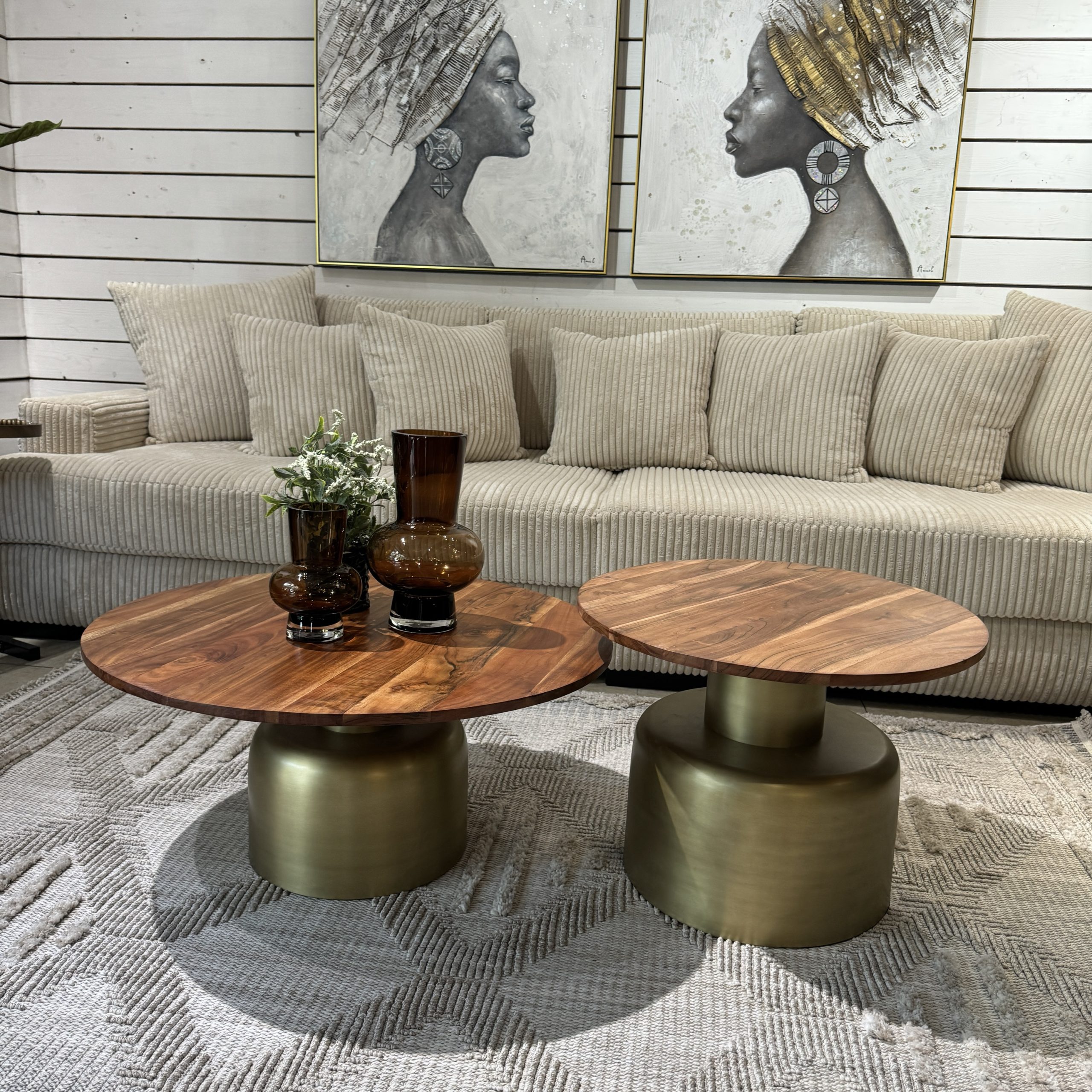 שולחן סלון מורין בסיס זהב פלטה עץ דגם ראבי שולחן סלון מורין בסיס זהב פלטה עץ דגם ראבי