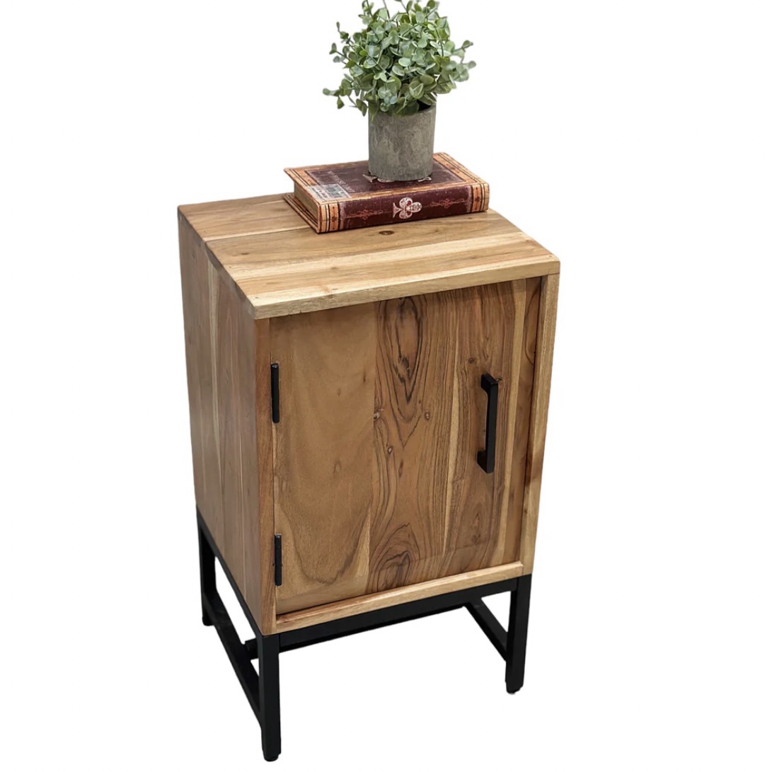 שידת צד עץ שיטה דגם לילה שידת צד עץ שיטה דגם לילה