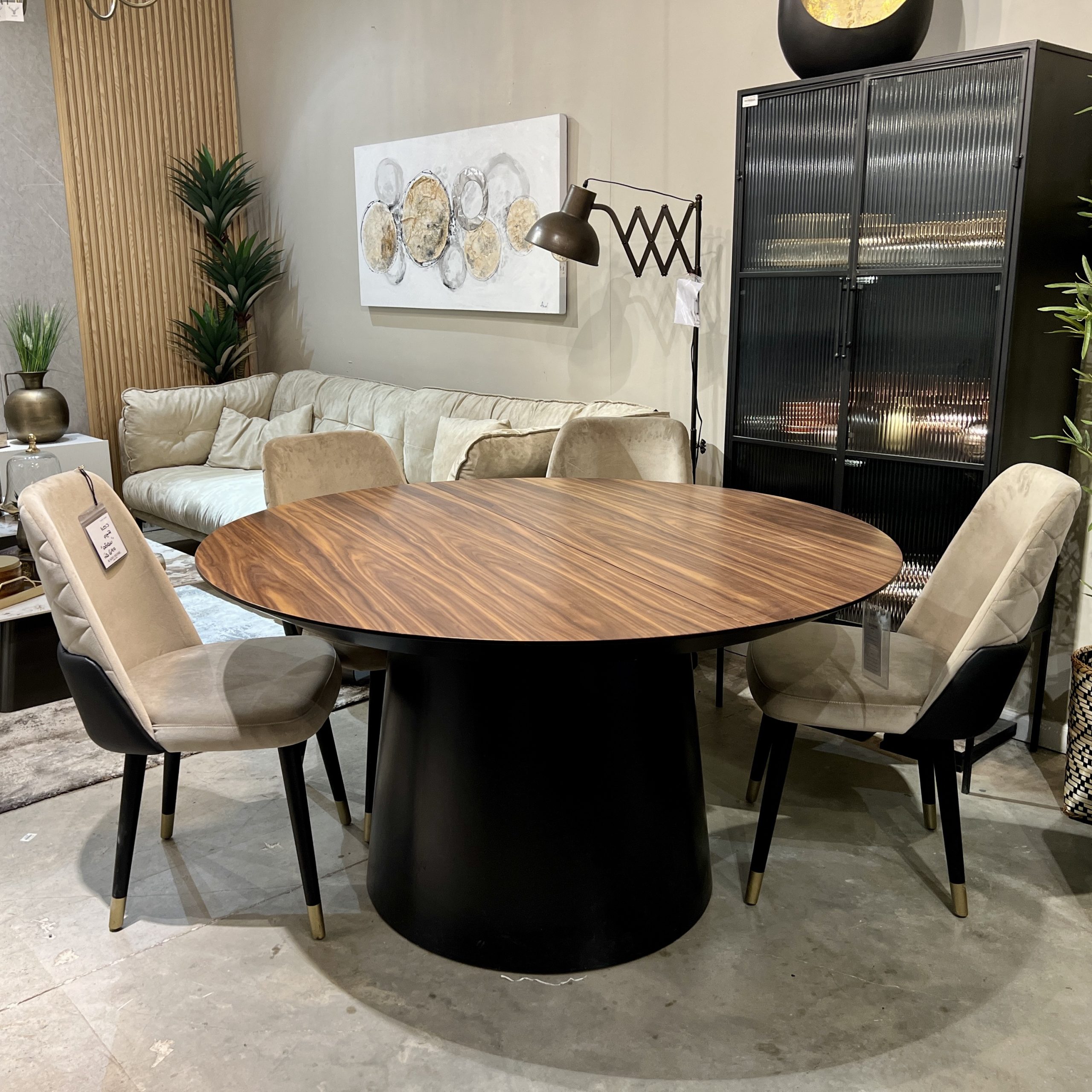 שולחן פינת אוכל עגול דגם פיזה שולחן פינת אוכל עגול דגם פיזה