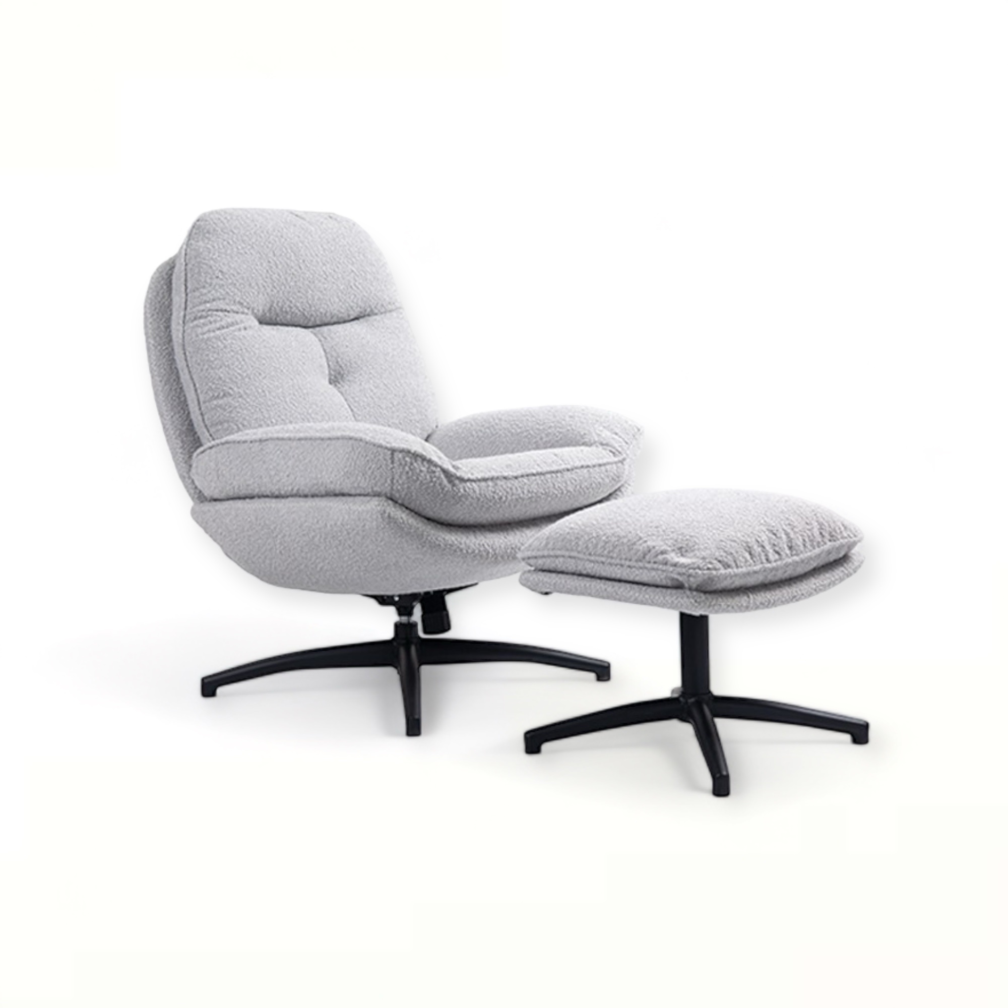 כורסא והדום בוקלה דגם ארי