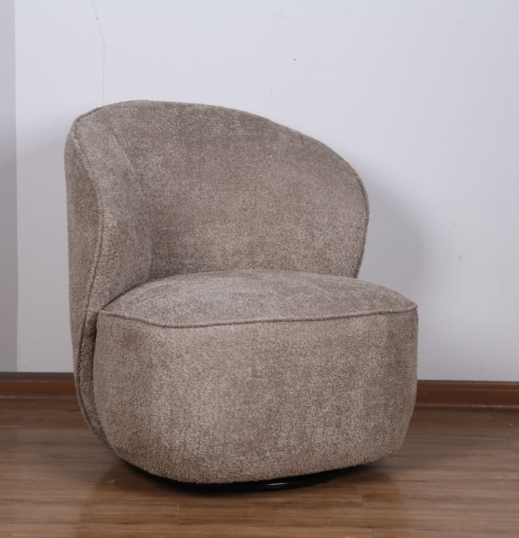 כורסא מעוגלת בראון דגם ריקו כורסא מעוגלת בראון דגם ריקו