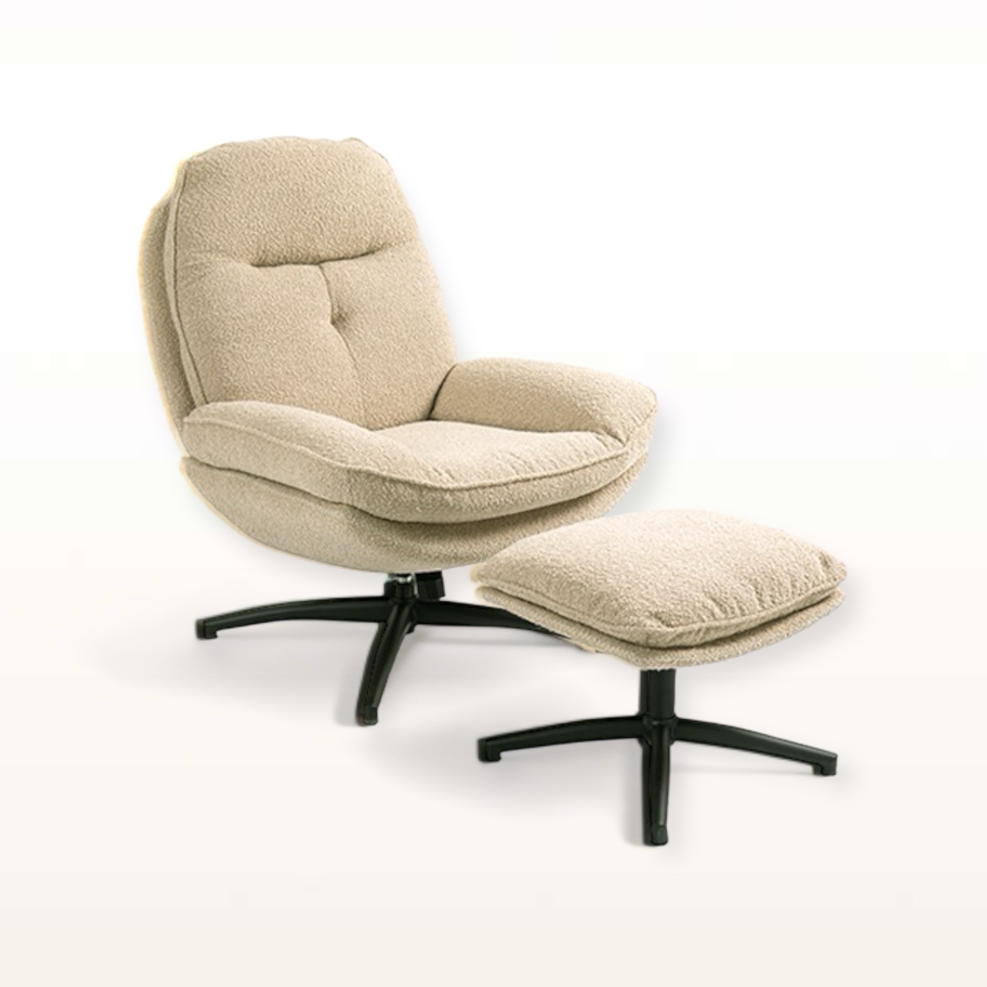 כורסא והדום בוקלה דגם ארי