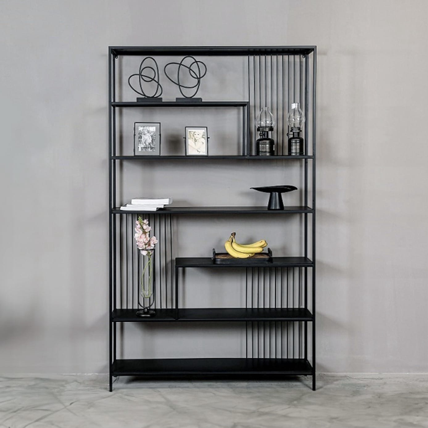 כוננית ברזל ופסים דגם שחם כוננית ברזל ופסים דגם שחם