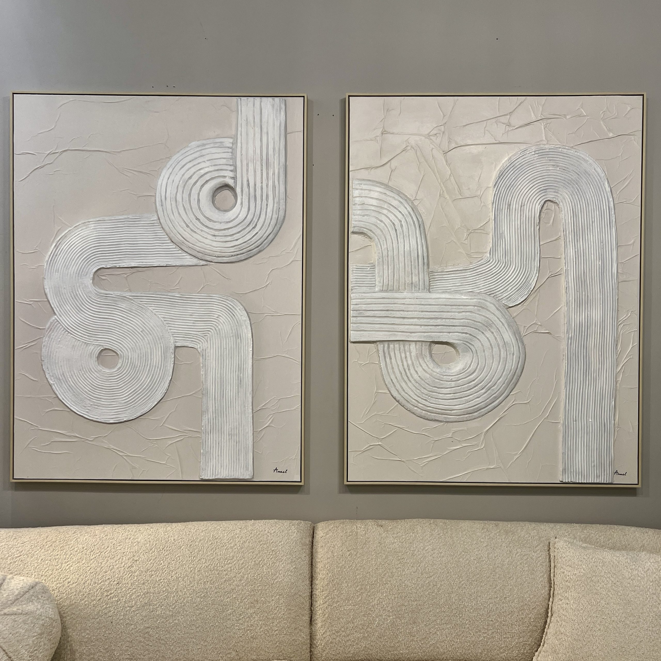 תמונה אנאל אבסטרקטית עבודת יד בשילוב מסגרת תמונה אנאל אבסטרקטית עבודת יד בשילוב מסגרת