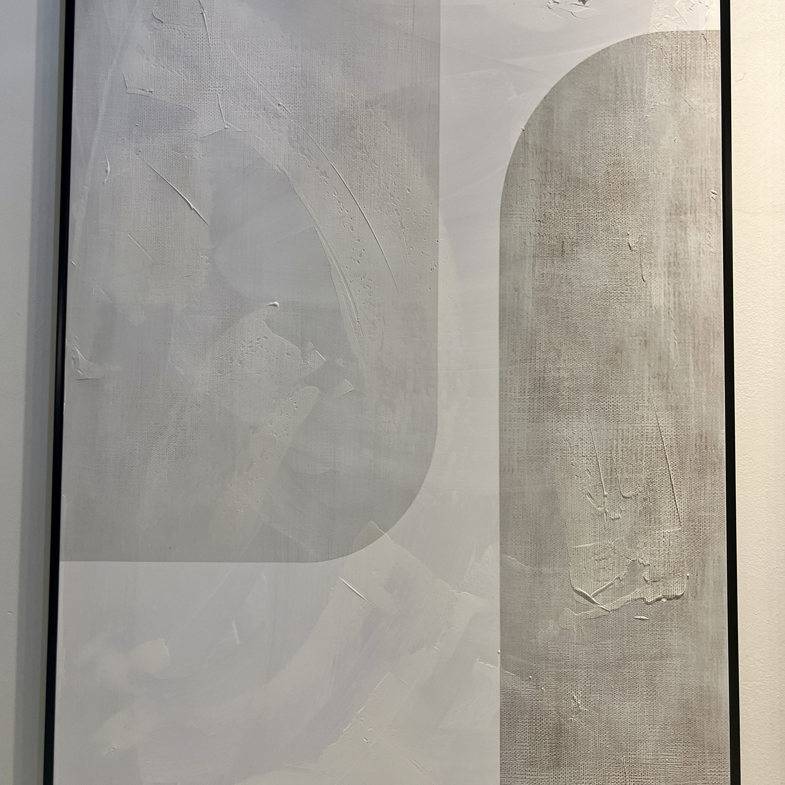 תמונה אבסטרקט אפורים עבודת יד בשילוב מסגרת תמונה אבסטרקט אפורים עבודת יד בשילוב מסגרת