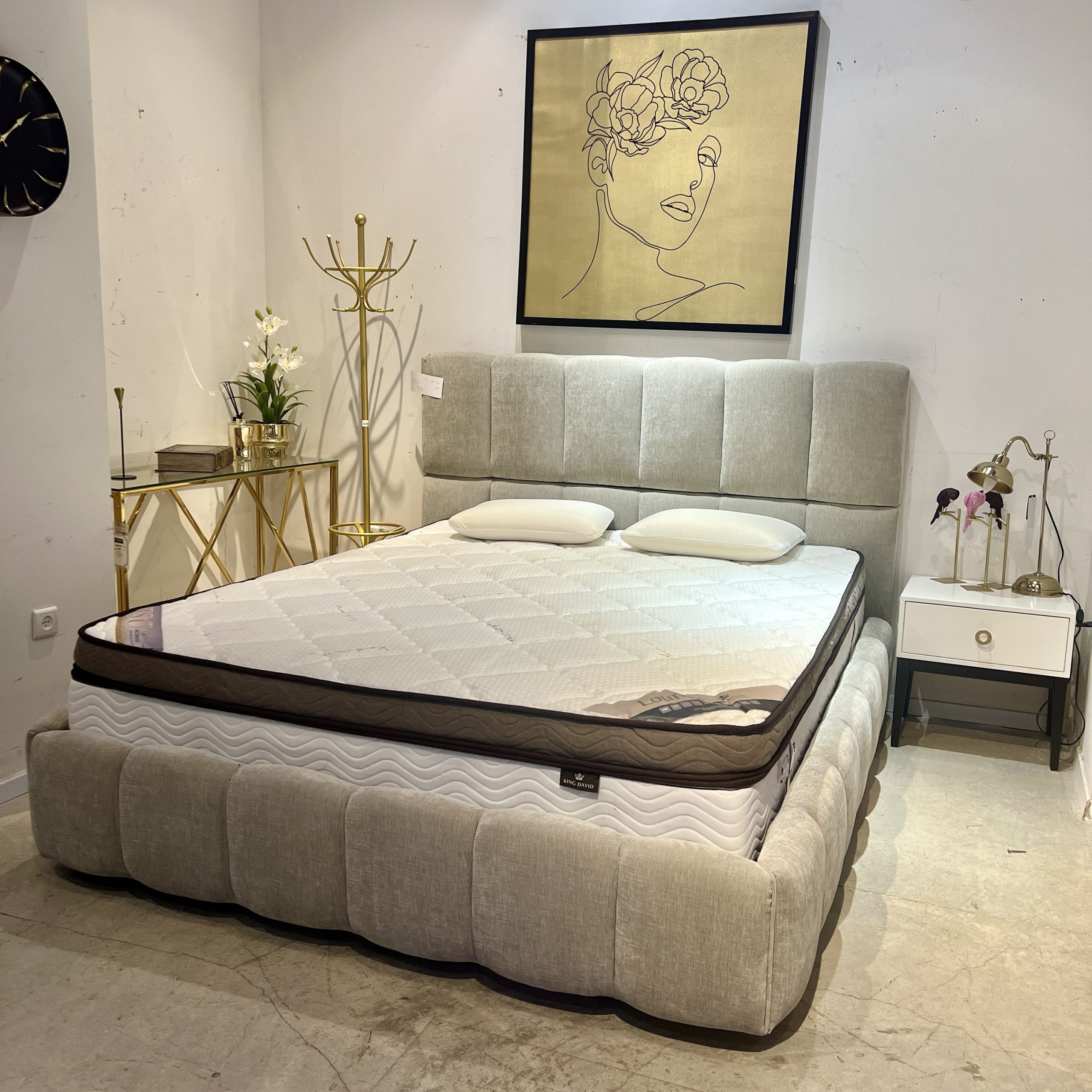 מיטה זוגית דגם דיזין מיטה זוגית דגם דיזין