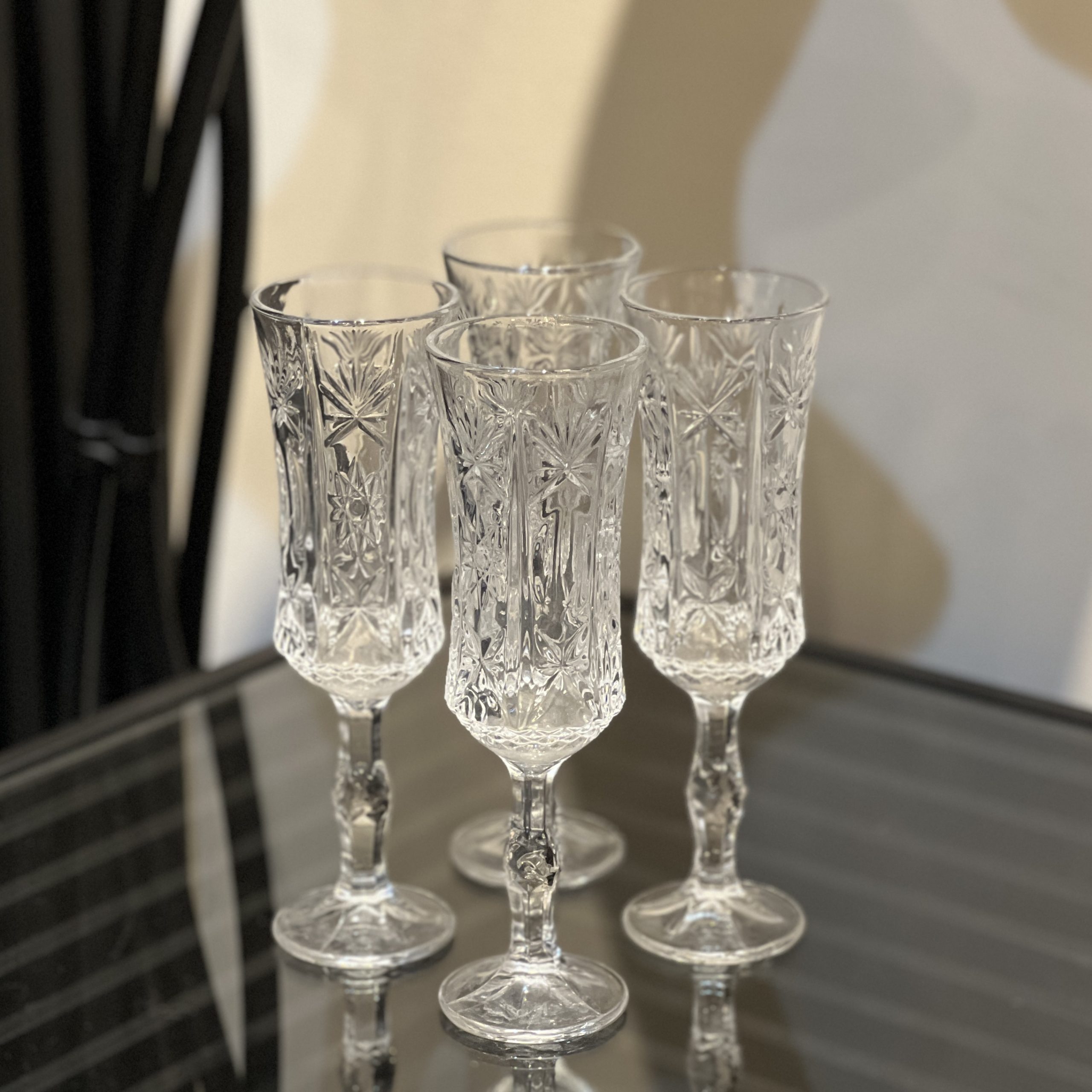 כוס גביע שמפניה קריסטל כוס גביע שמפניה קריסטל