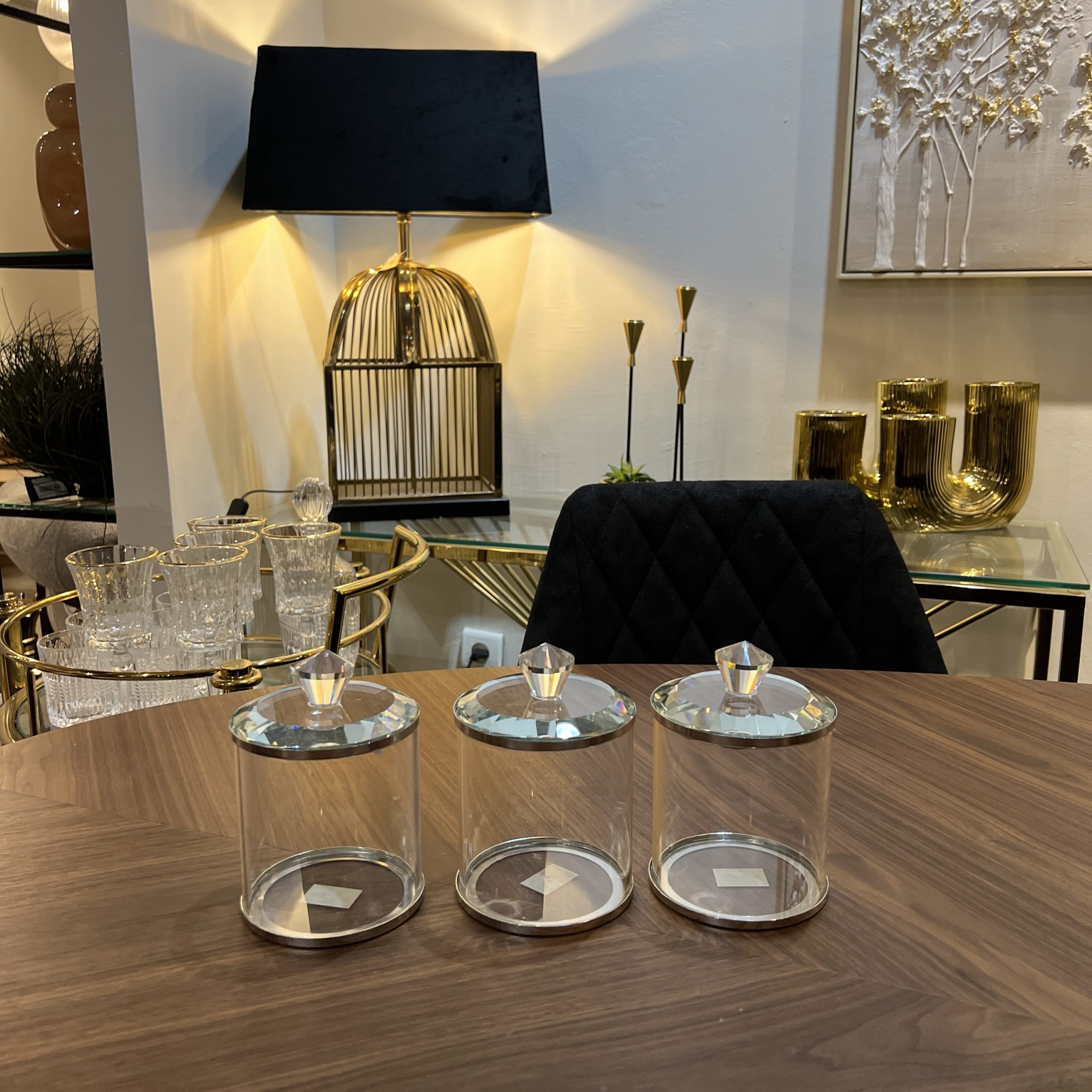 סט תה קפה סוכר זכוכית קריסטל סט תה קפה סוכר זכוכית קריסטל