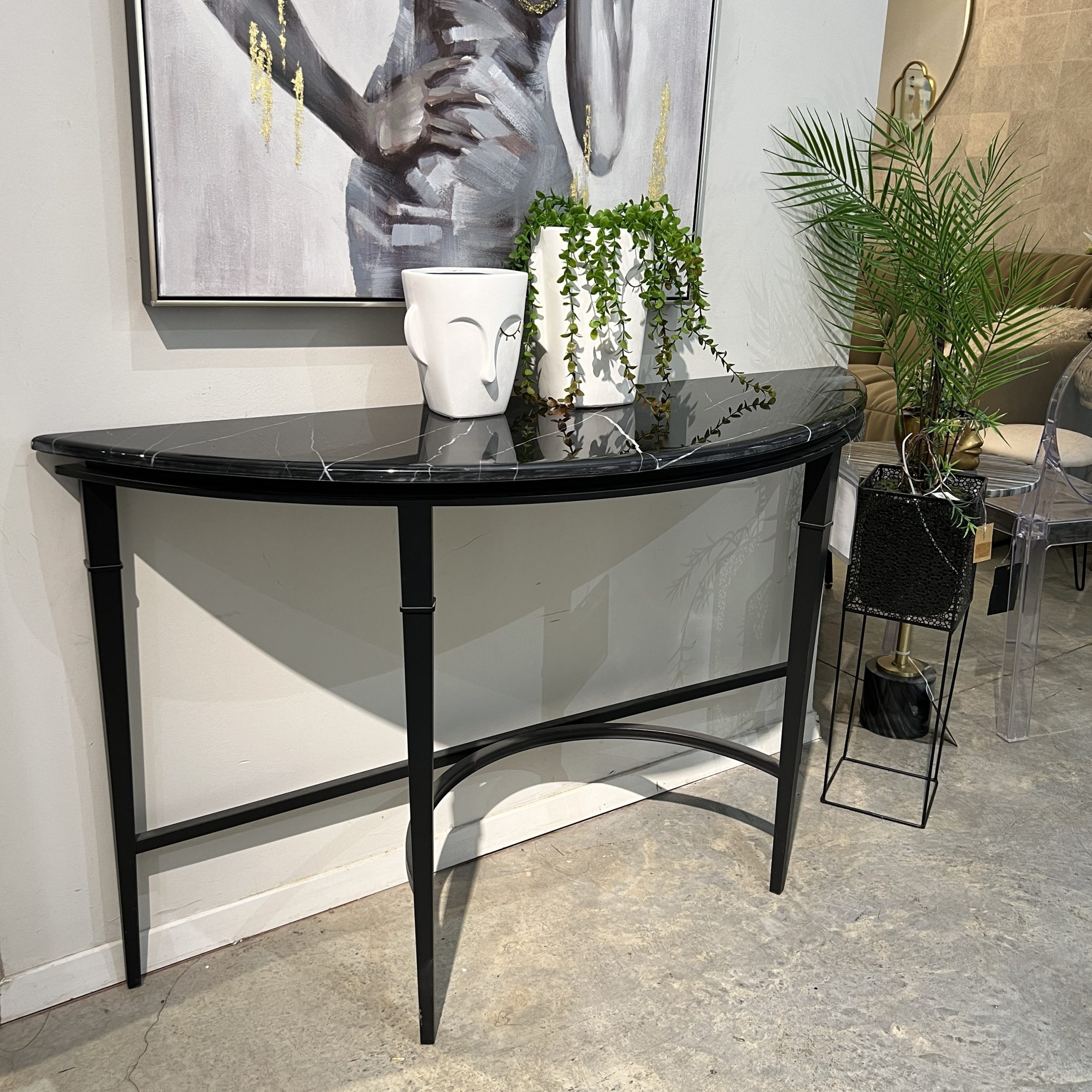 קונסולה פורצלן שחור דגם עדן אחרונות במלאי! קונסולה פורצלן שחור דגם עדן אחרונות במלאי!