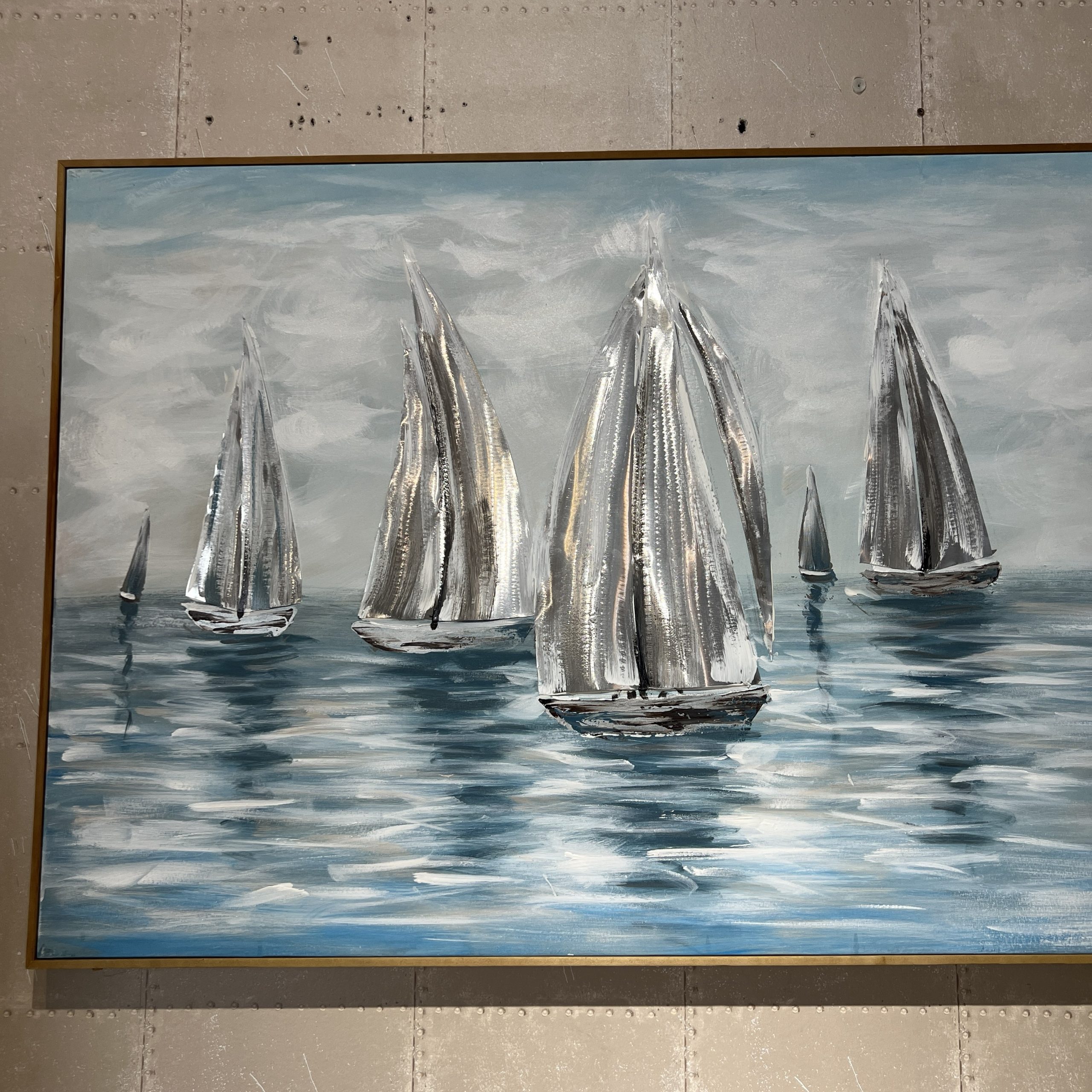 תמונה עבודת יד תבליטים אוניות תכלת וניקל מסגרת עץ דגם איקו תמונה עבודת יד תבליטים אוניות תכלת וניקל מסגרת עץ דגם איקו