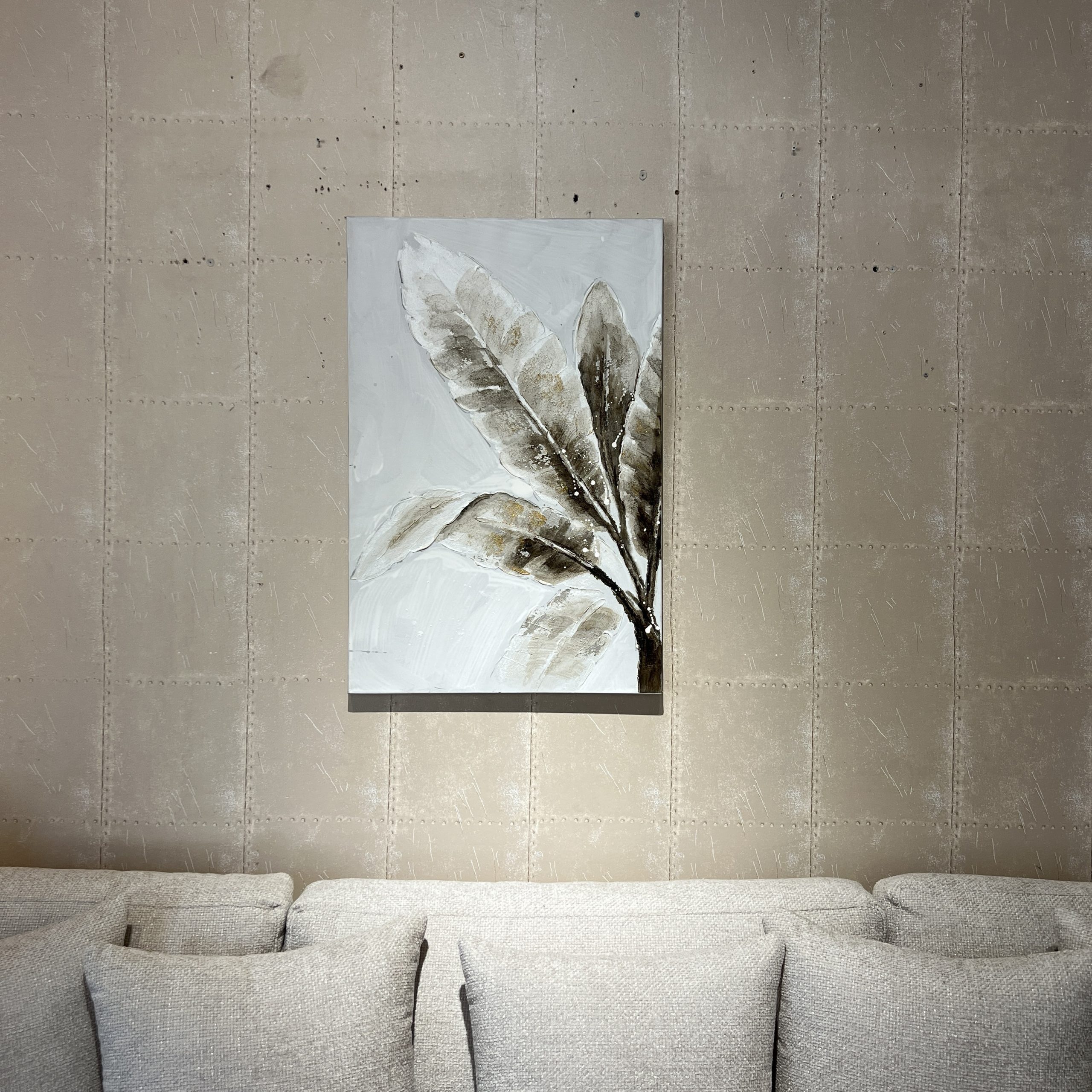 תמונה עבודת יד עלים צד שמאל נחושת דגם איקו תמונה עבודת יד עלים צד שמאל נחושת דגם איקו